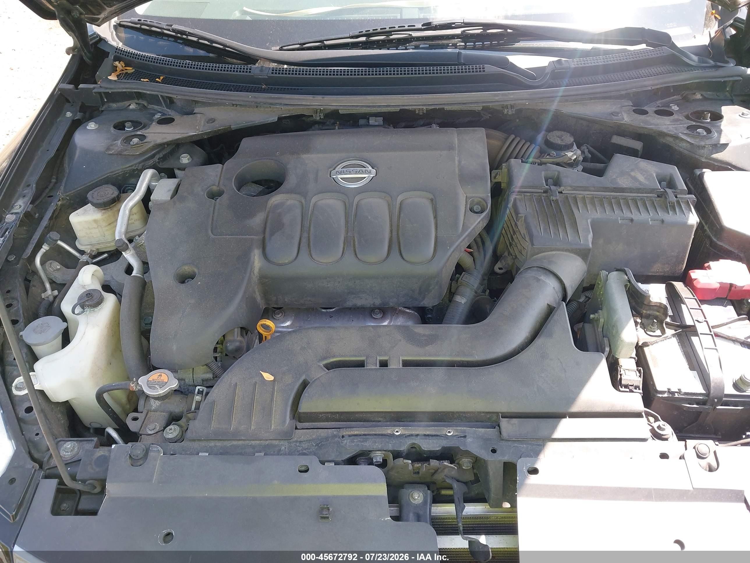 2010 Nissan Altima 2.5 S Black vin: 1N4AL2AP2AN537689