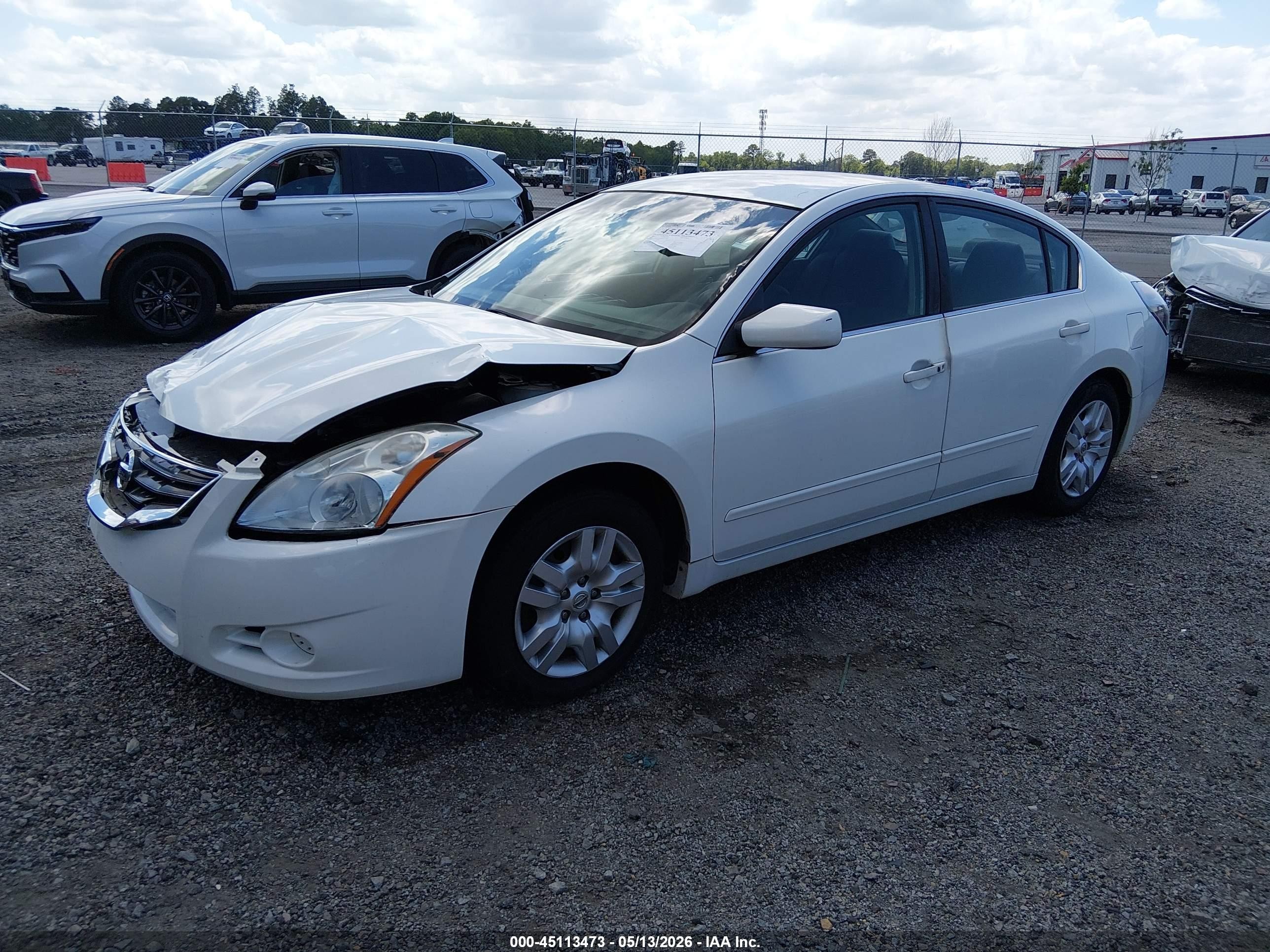 2011 Nissan Altima 2.5 S White vin: 1N4AL2AP2BC105360