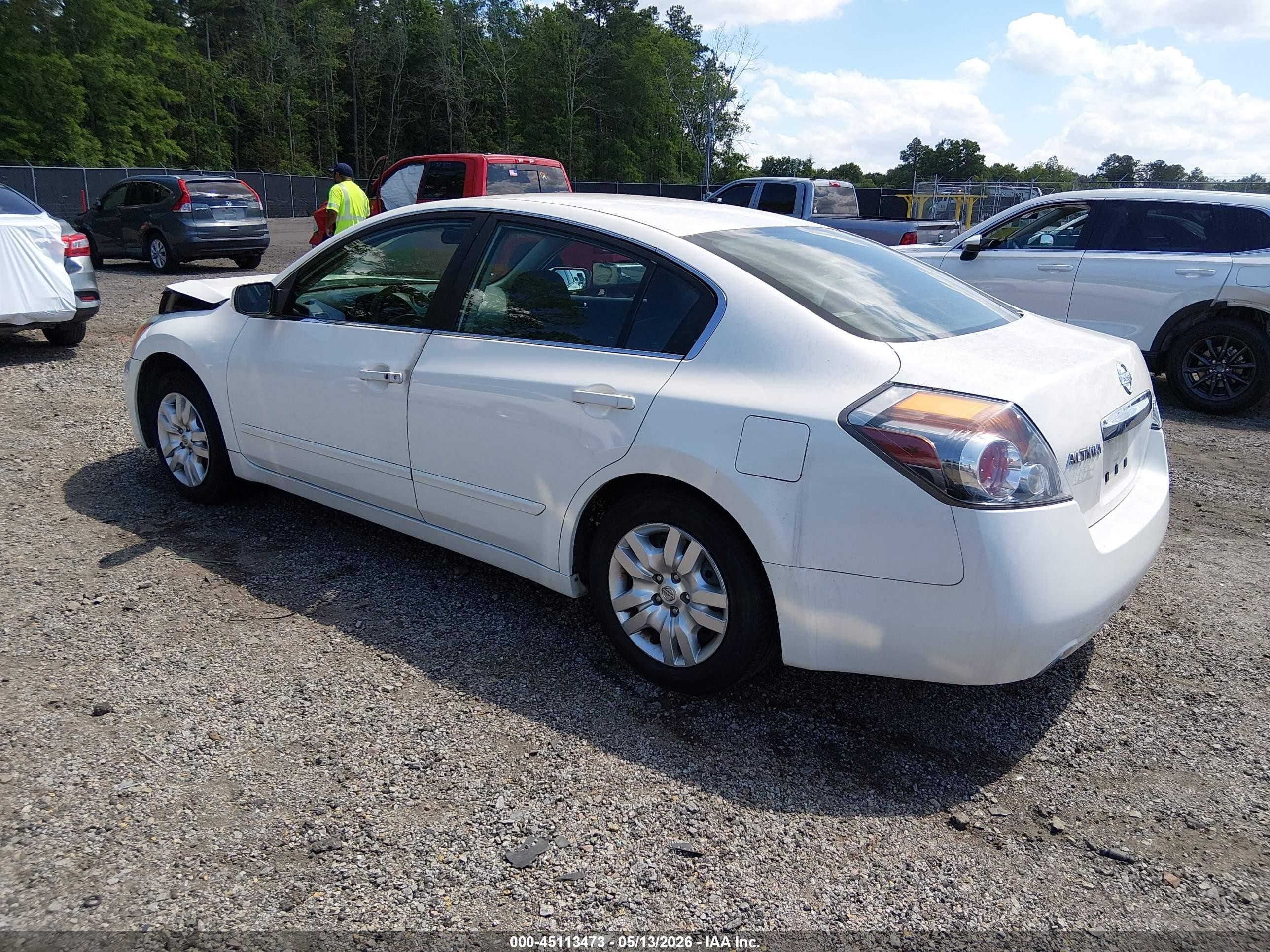 2011 Nissan Altima 2.5 S White vin: 1N4AL2AP2BC105360