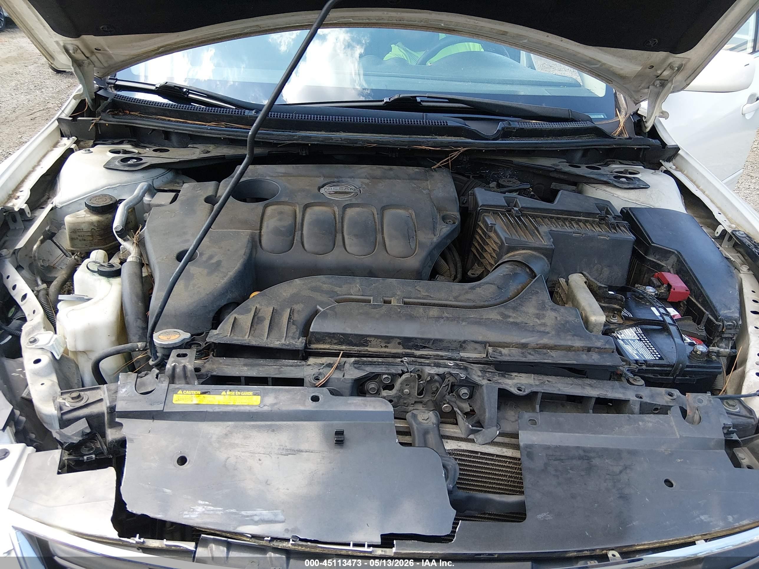 2011 Nissan Altima 2.5 S White vin: 1N4AL2AP2BC105360