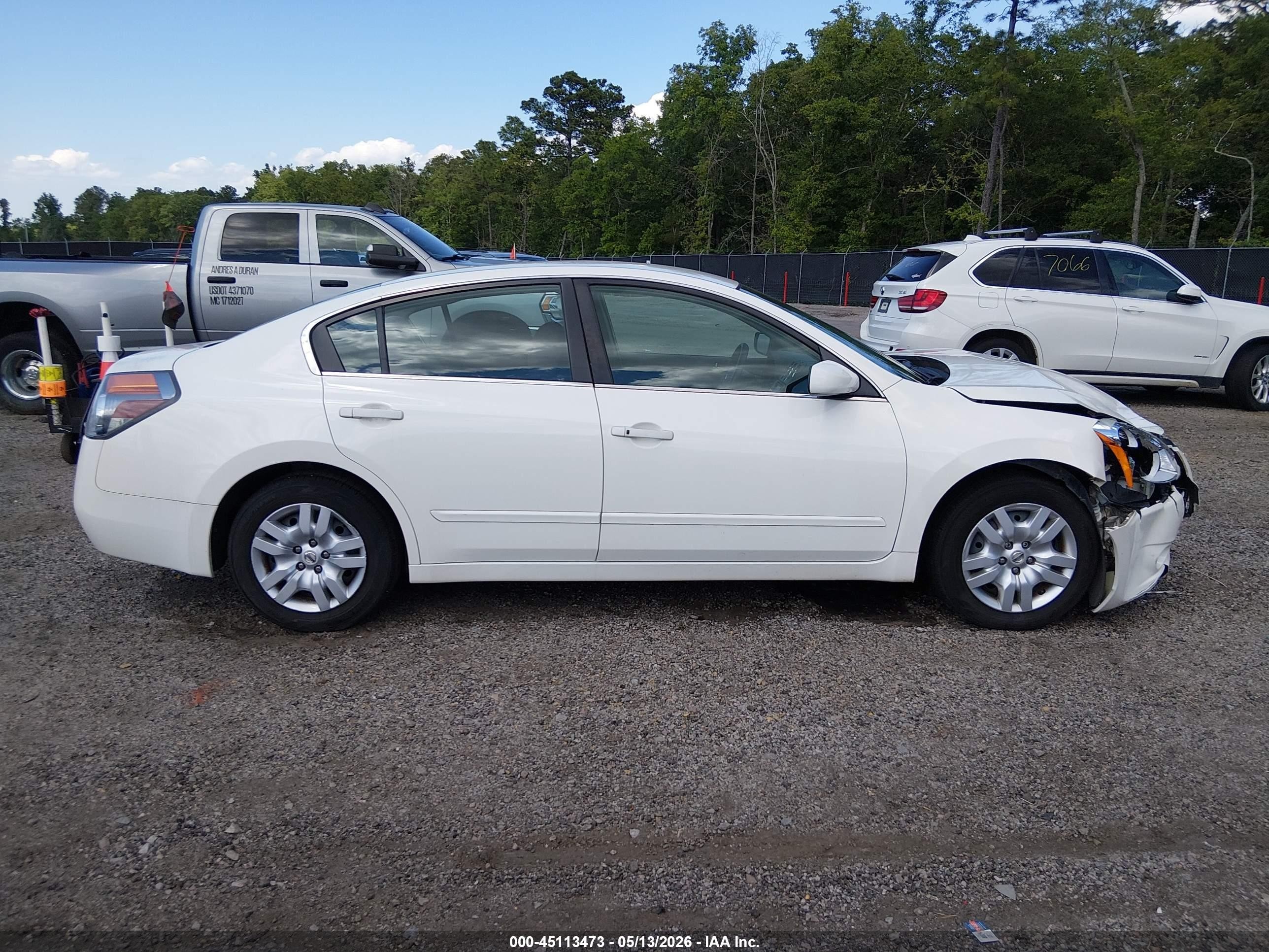 2011 Nissan Altima 2.5 S White vin: 1N4AL2AP2BC105360