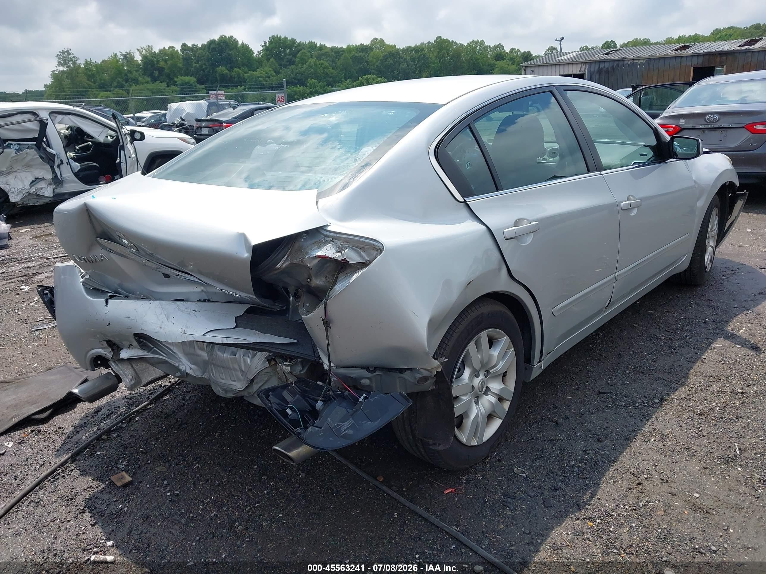 2011 Nissan Altima 2.5 S Silver vin: 1N4AL2AP2BC162884
