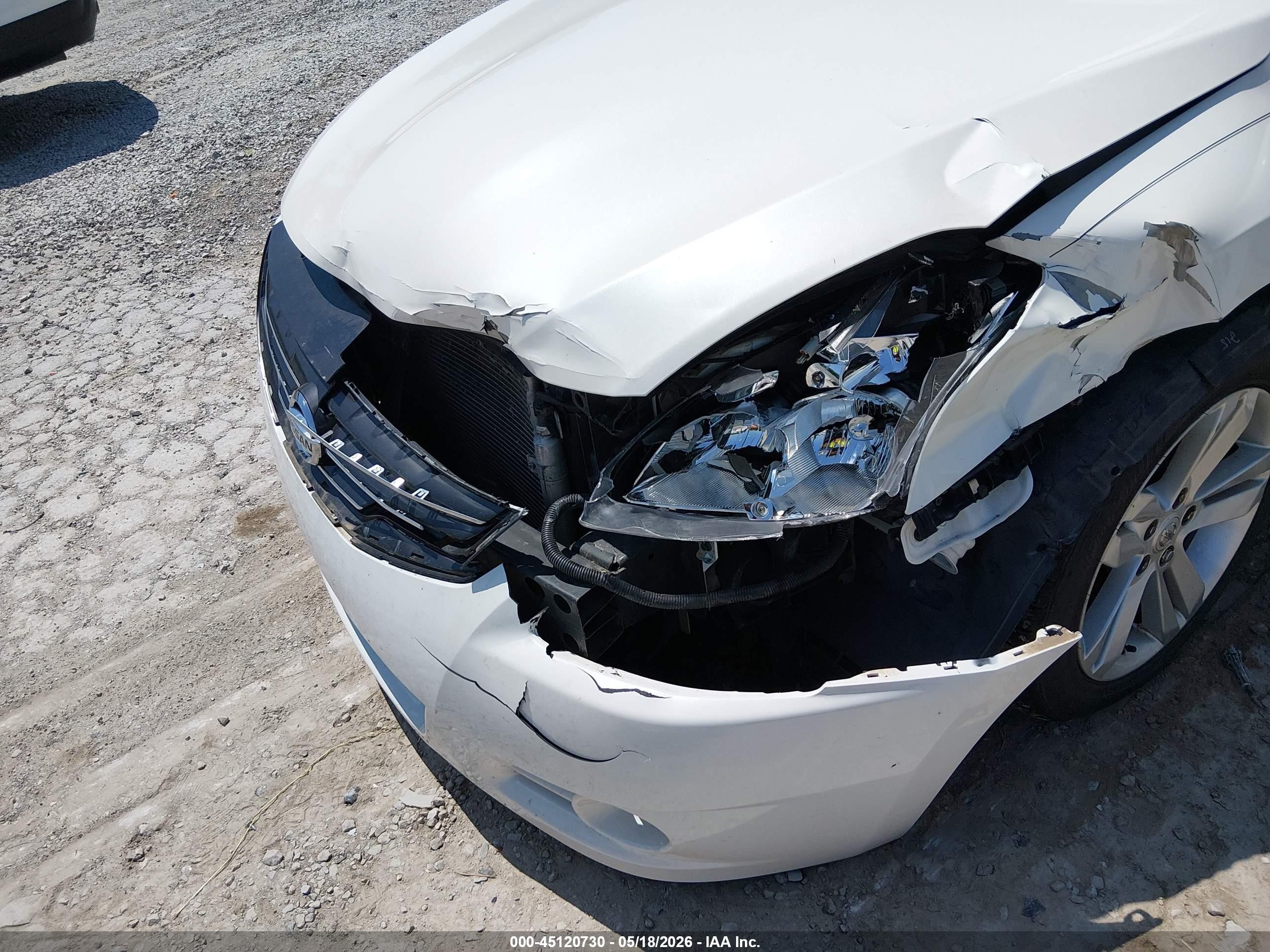 2011 Nissan Altima 2.5 S White vin: 1N4AL2AP2BC172086