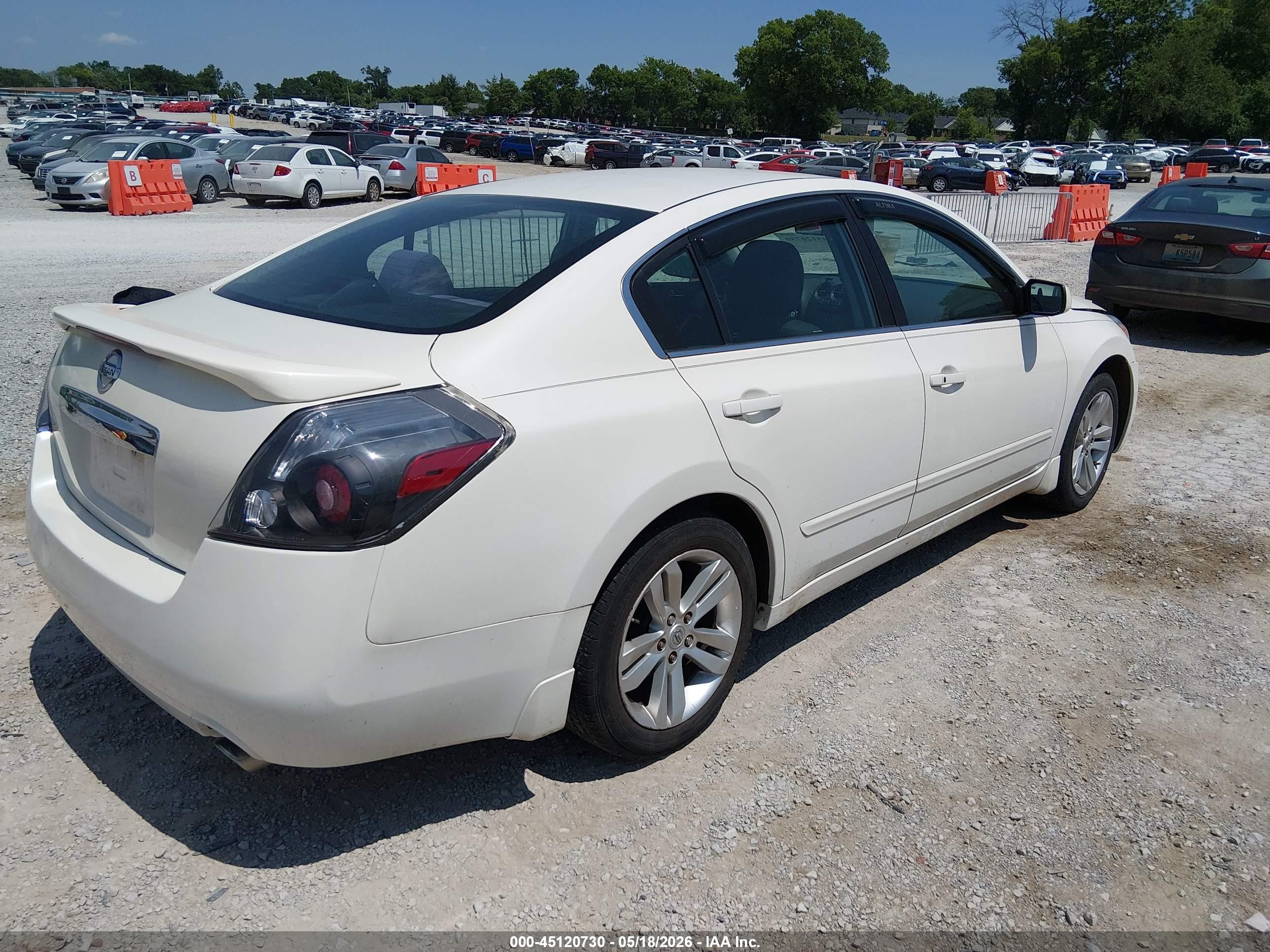 2011 Nissan Altima 2.5 S White vin: 1N4AL2AP2BC172086
