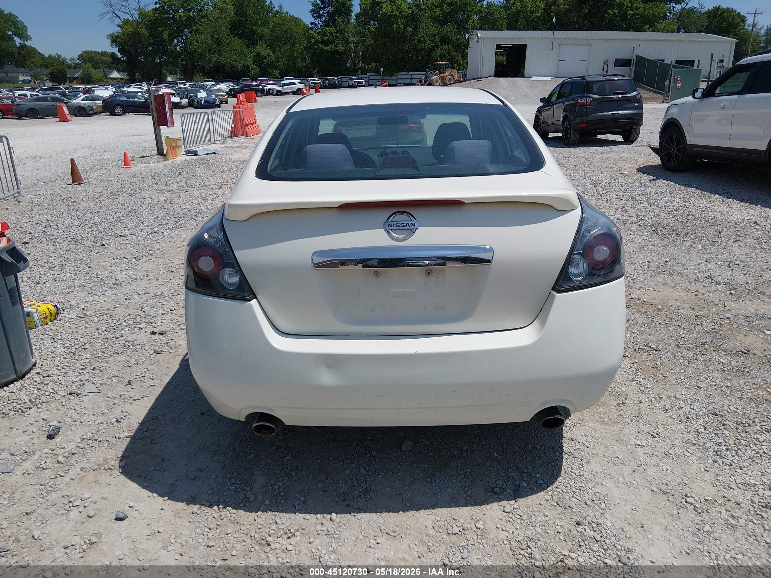 2011 Nissan Altima 2.5 S White vin: 1N4AL2AP2BC172086