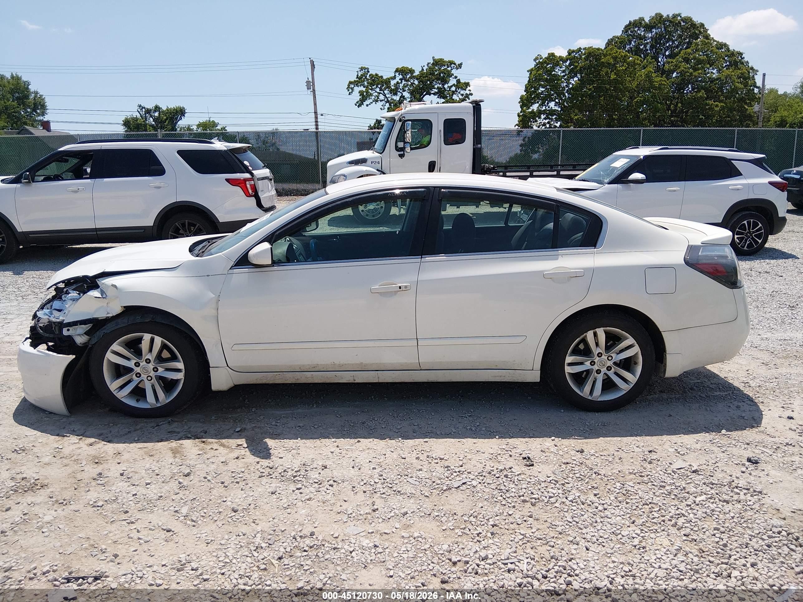 2011 Nissan Altima 2.5 S White vin: 1N4AL2AP2BC172086