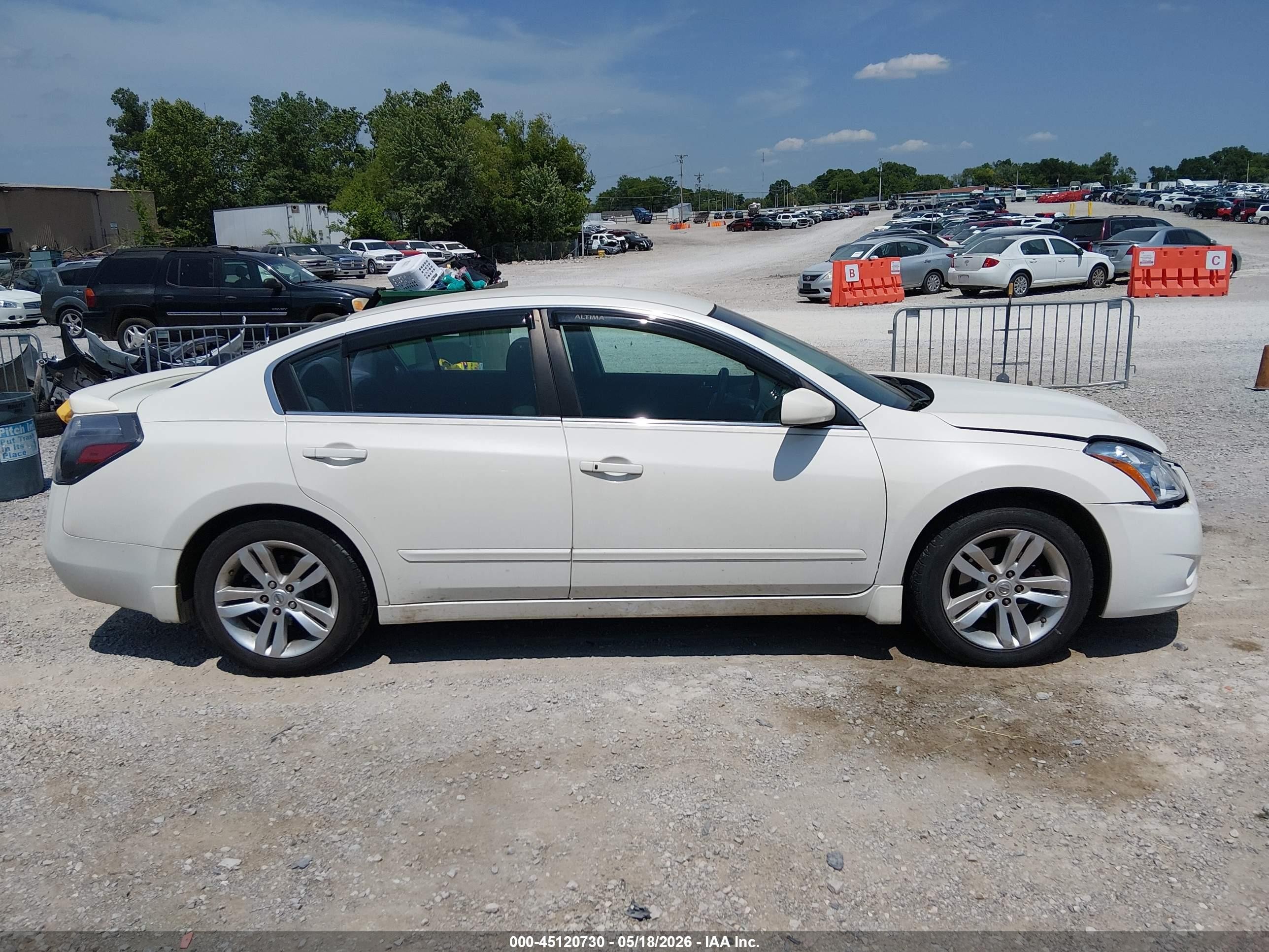 2011 Nissan Altima 2.5 S White vin: 1N4AL2AP2BC172086