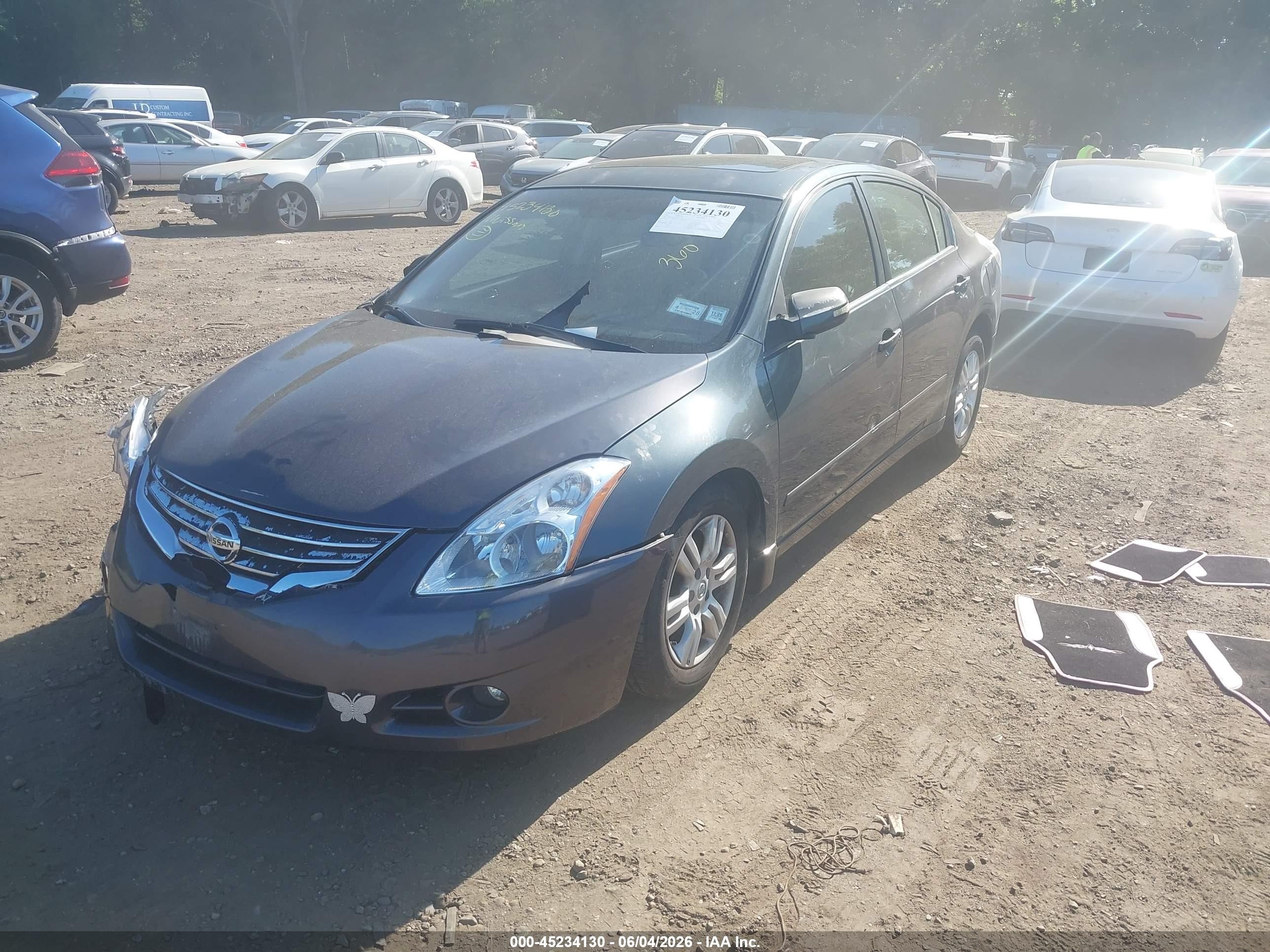 2011 Nissan Altima 2.5 S Gray vin: 1N4AL2AP2BN427100
