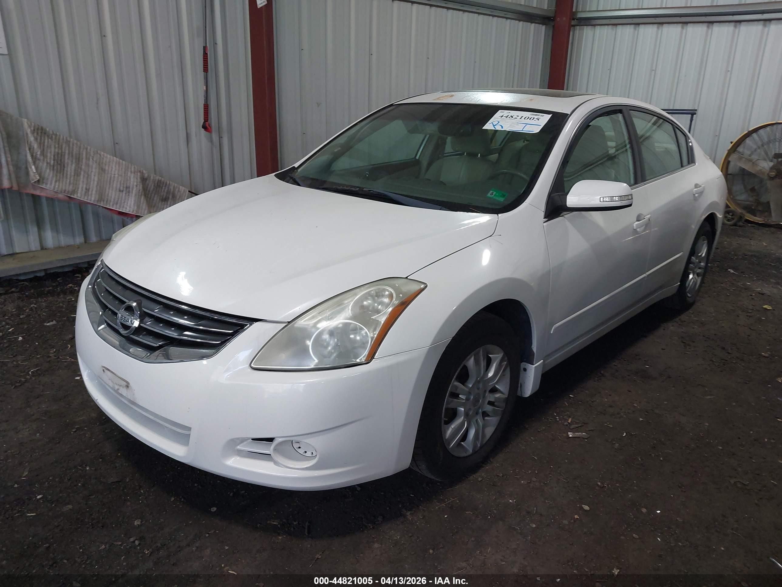 2011 Nissan Altima 2.5 S White vin: 1N4AL2AP2BN434807