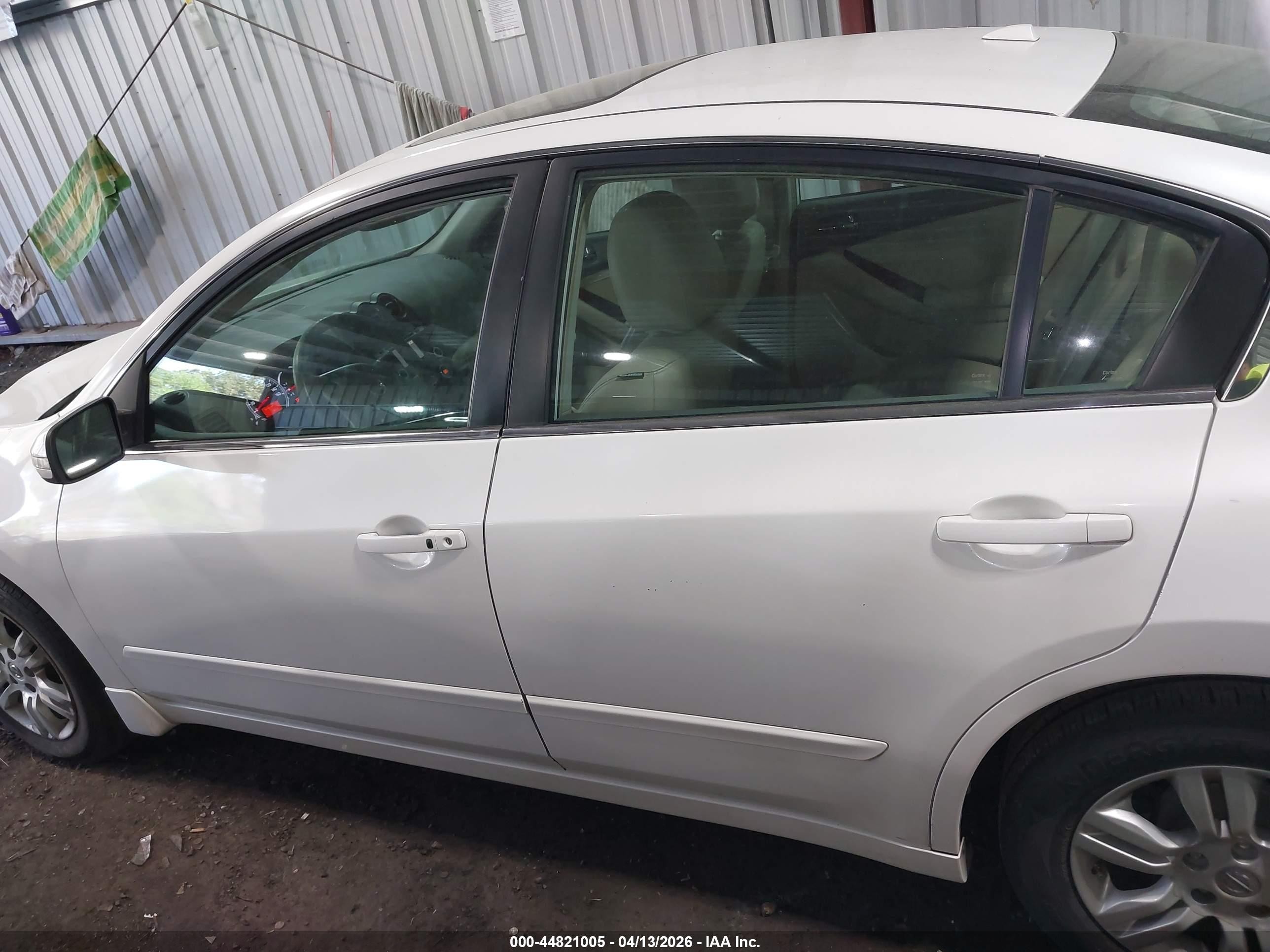 2011 Nissan Altima 2.5 S White vin: 1N4AL2AP2BN434807