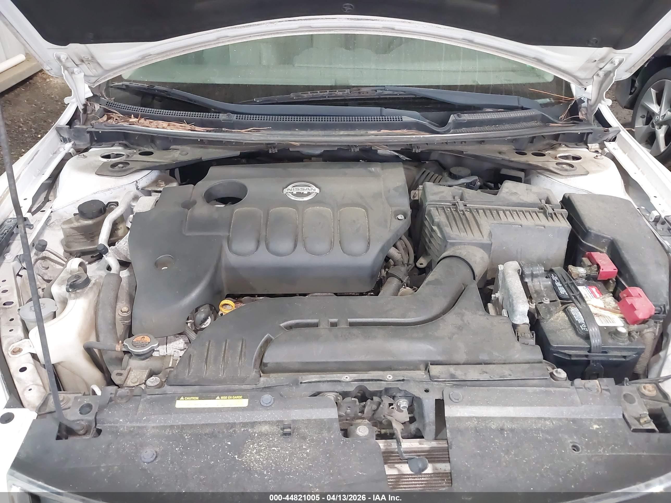 2011 Nissan Altima 2.5 S White vin: 1N4AL2AP2BN434807