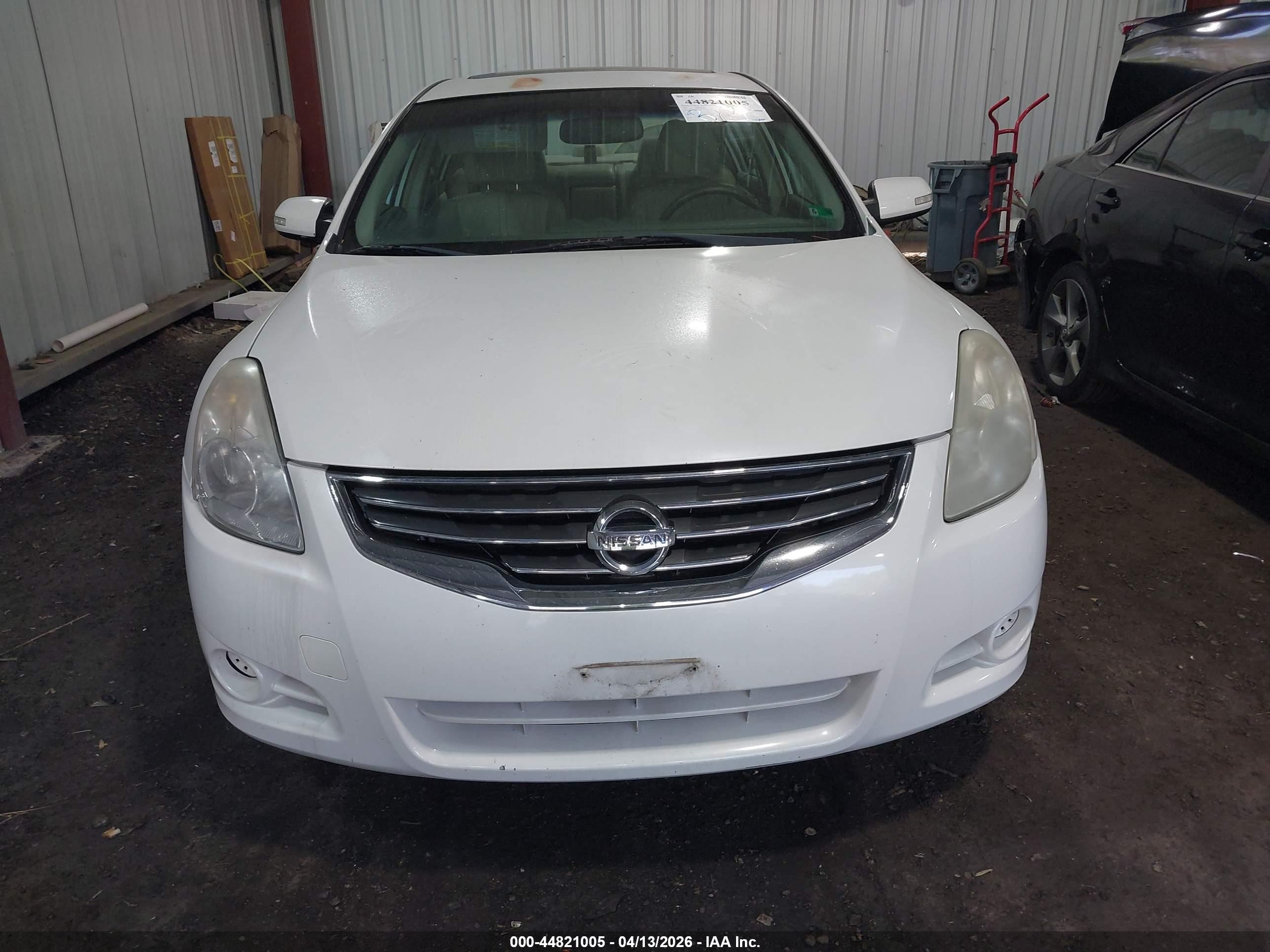 2011 Nissan Altima 2.5 S White vin: 1N4AL2AP2BN434807