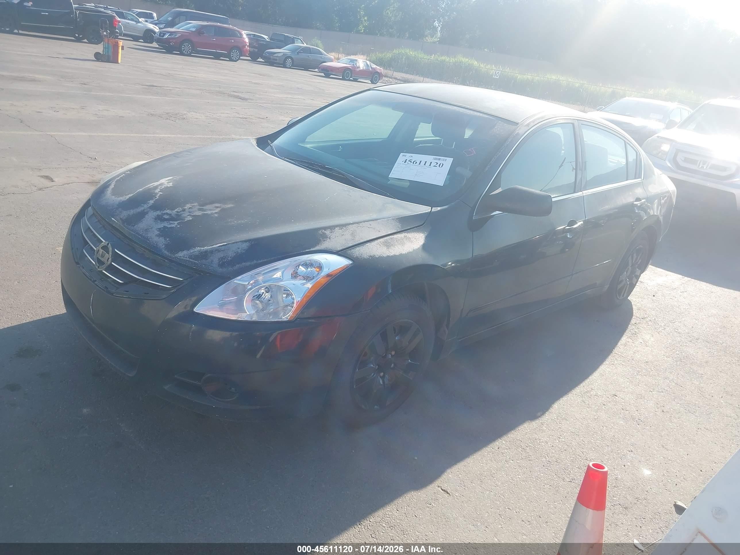 2011 Nissan Altima 2.5 S Black vin: 1N4AL2AP2BN458024