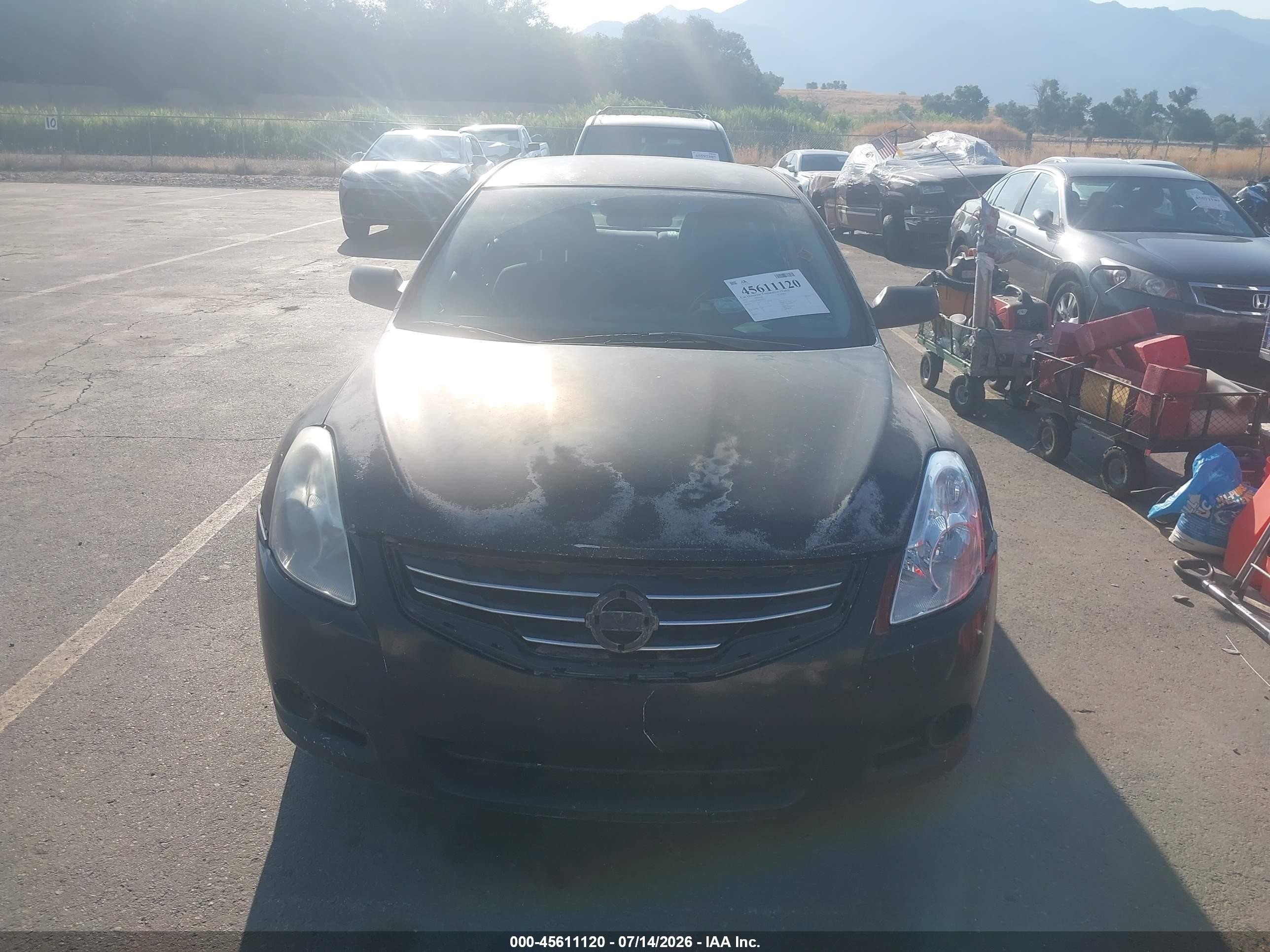 2011 Nissan Altima 2.5 S Black vin: 1N4AL2AP2BN458024