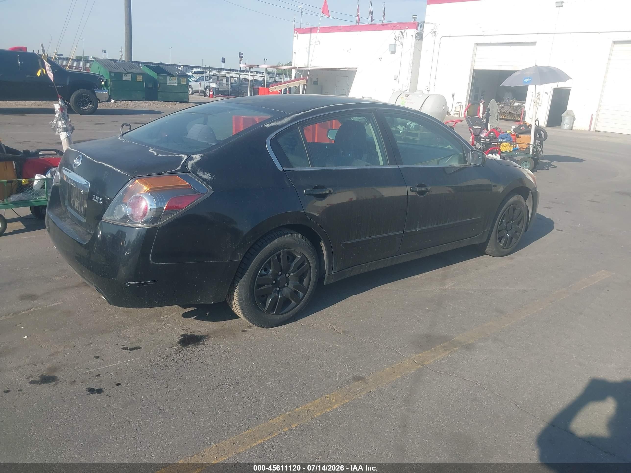 2011 Nissan Altima 2.5 S Black vin: 1N4AL2AP2BN458024