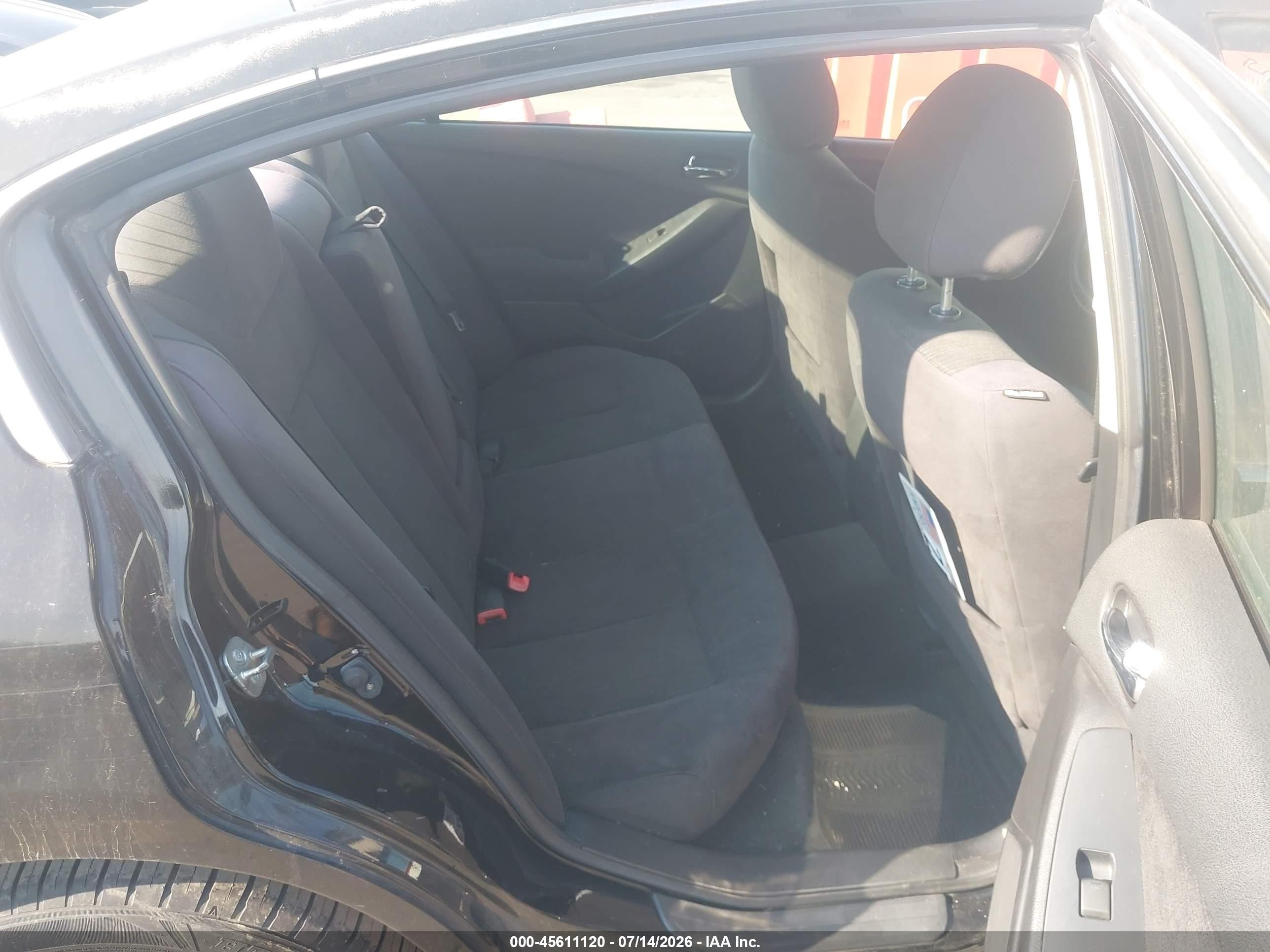 2011 Nissan Altima 2.5 S Black vin: 1N4AL2AP2BN458024