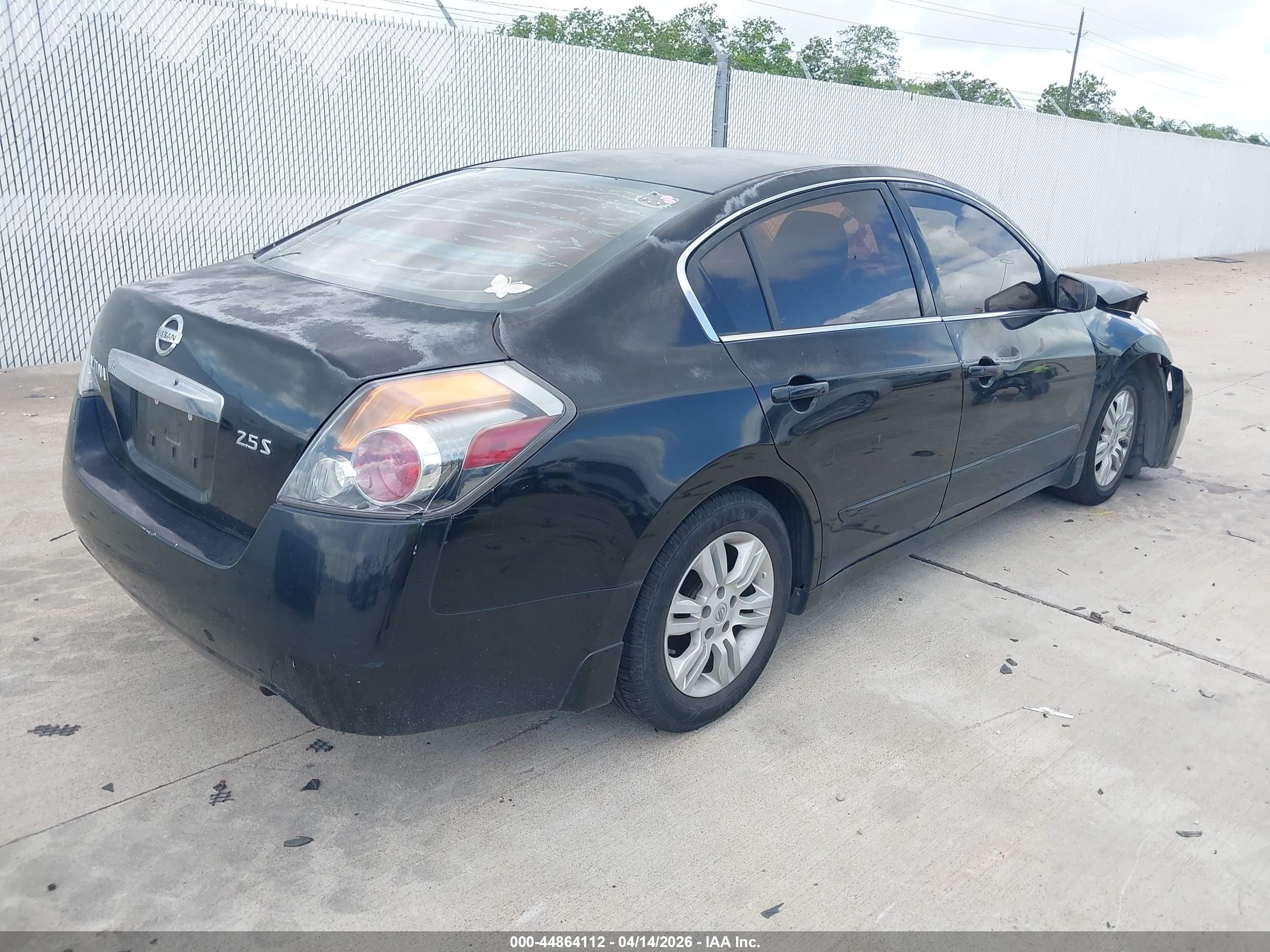 2011 Nissan Altima 2.5 S Black vin: 1N4AL2AP2BN477284