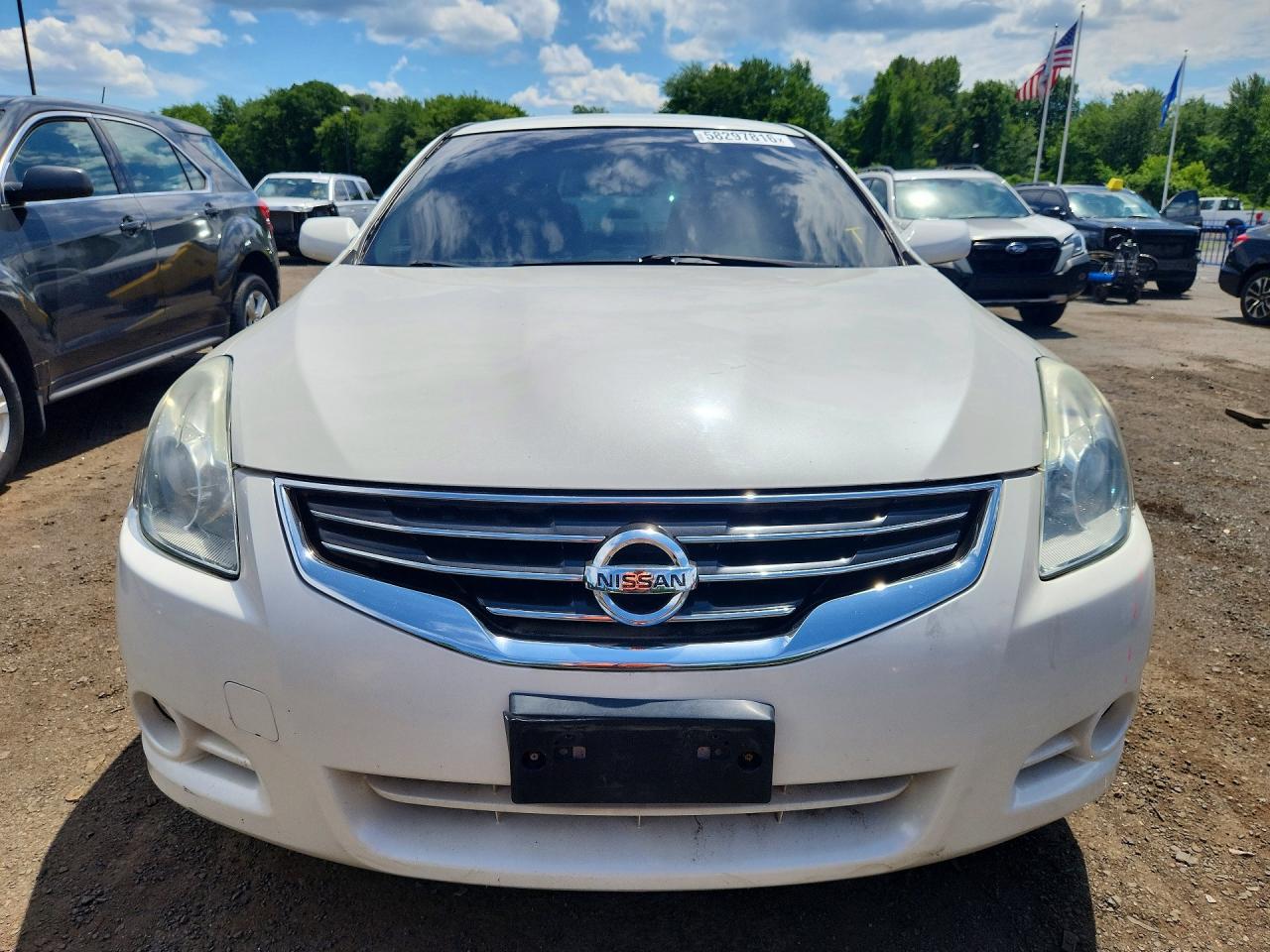 2011 Nissan Altima 2.5 White vin: 1N4AL2AP2BN486356