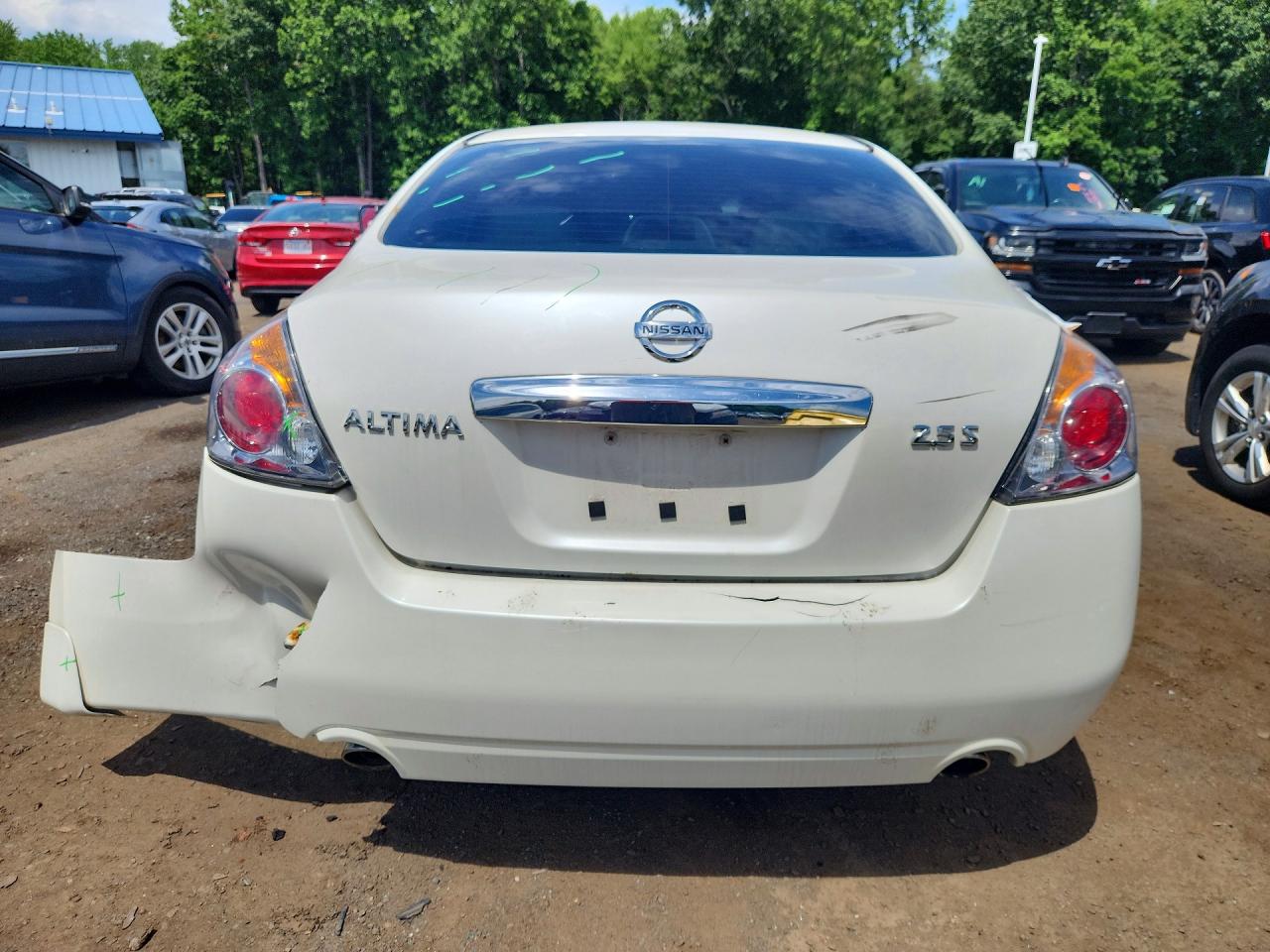 2011 Nissan Altima 2.5 White vin: 1N4AL2AP2BN486356