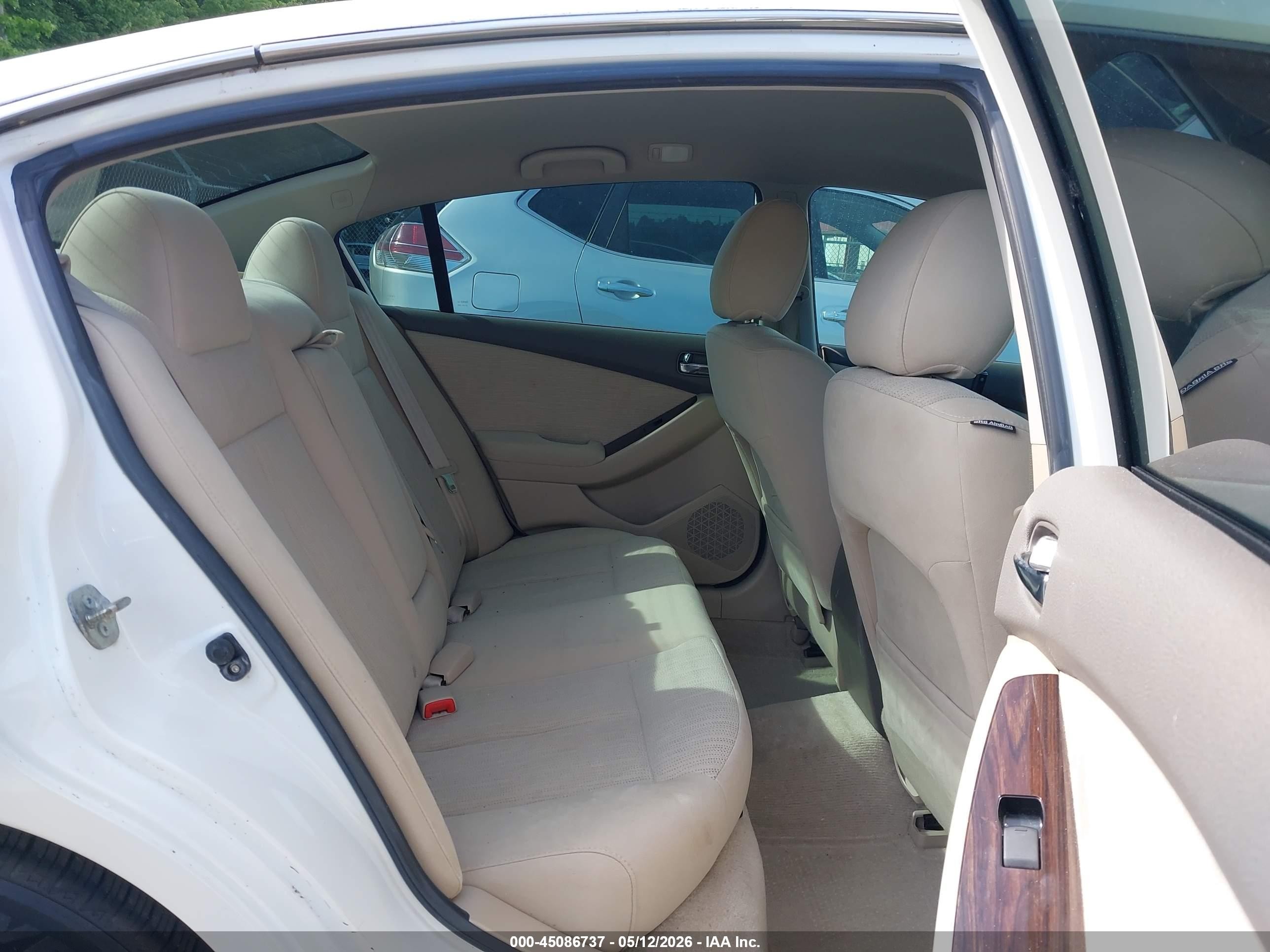 2011 Nissan Altima 2.5 S White vin: 1N4AL2AP2BN498457