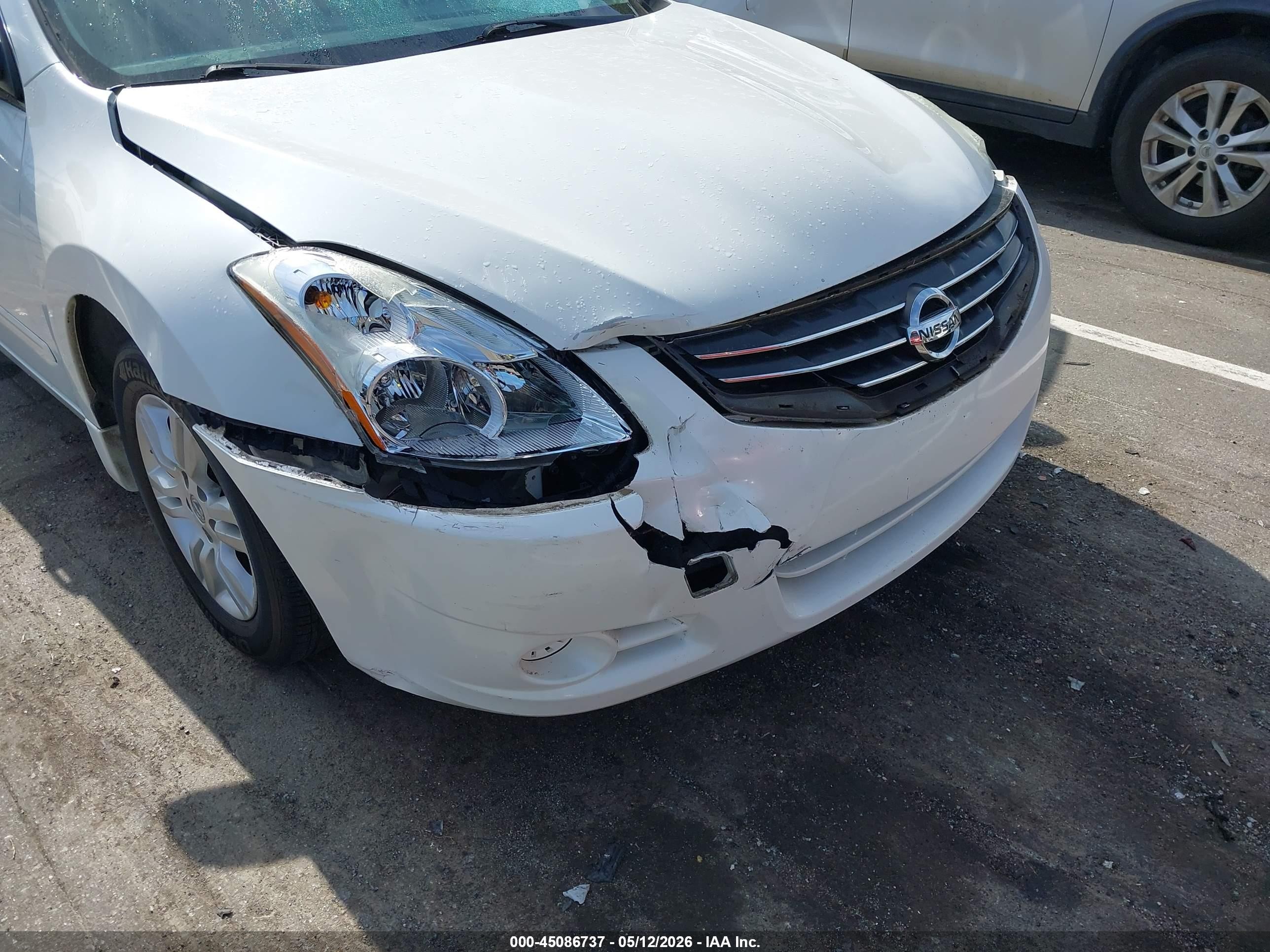 2011 Nissan Altima 2.5 S White vin: 1N4AL2AP2BN498457