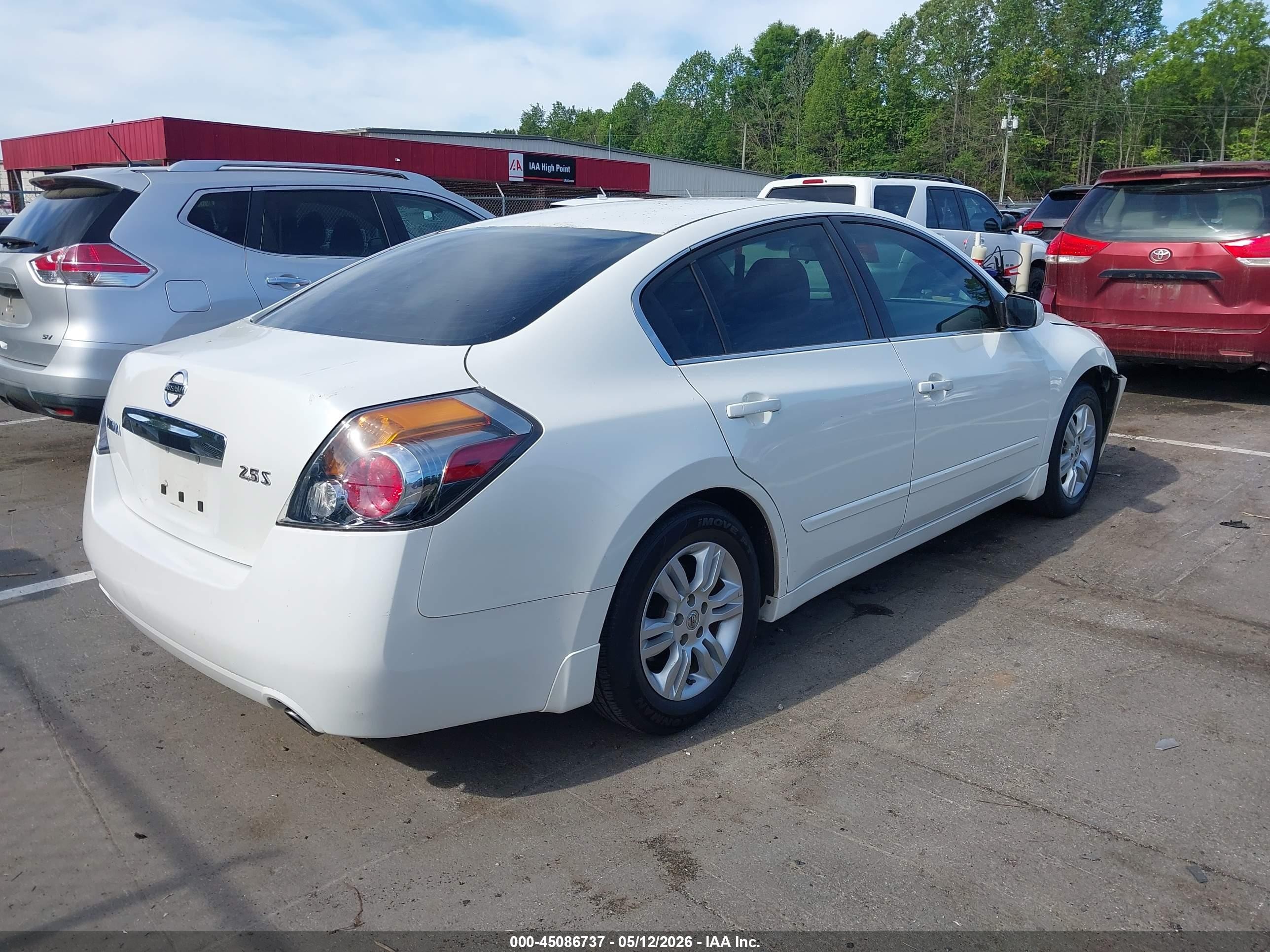 2011 Nissan Altima 2.5 S White vin: 1N4AL2AP2BN498457
