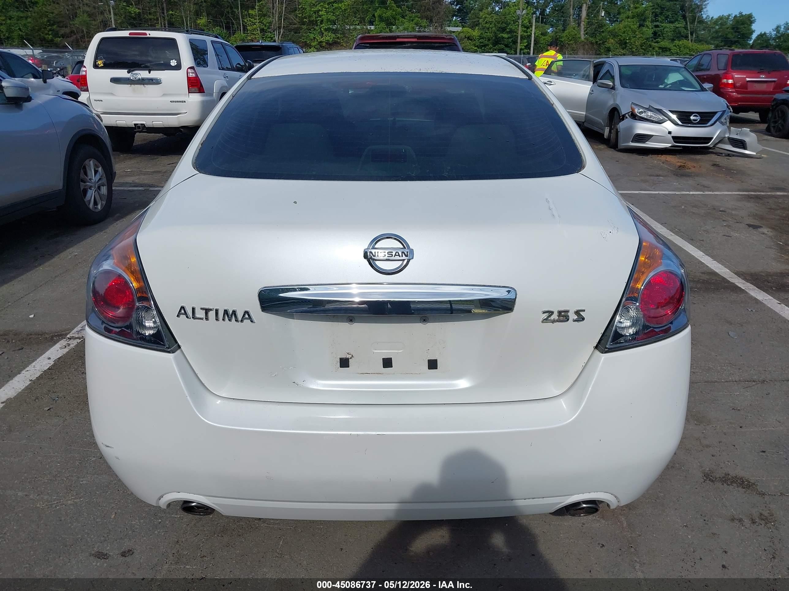 2011 Nissan Altima 2.5 S White vin: 1N4AL2AP2BN498457
