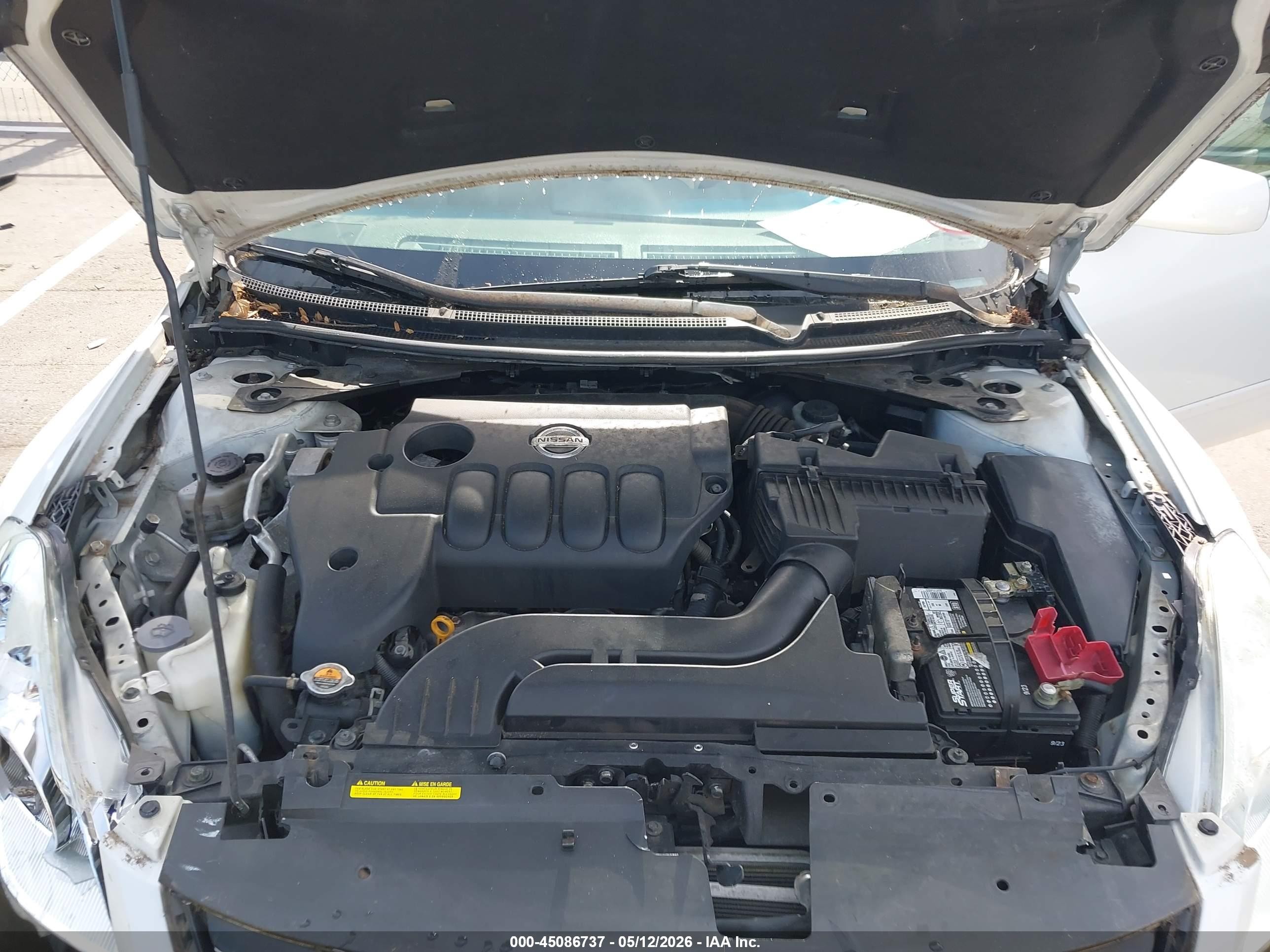 2011 Nissan Altima 2.5 S White vin: 1N4AL2AP2BN498457