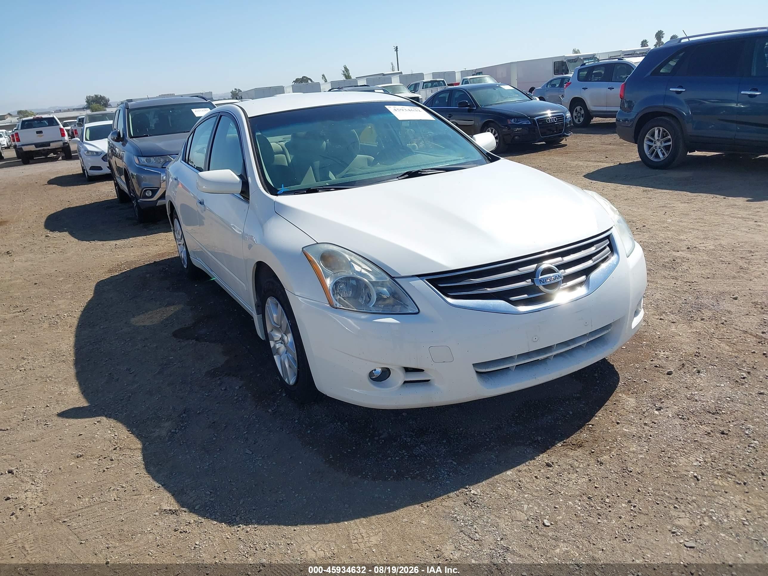 2011 Nissan Altima 2.5 S White vin: 1N4AL2AP2BN505844