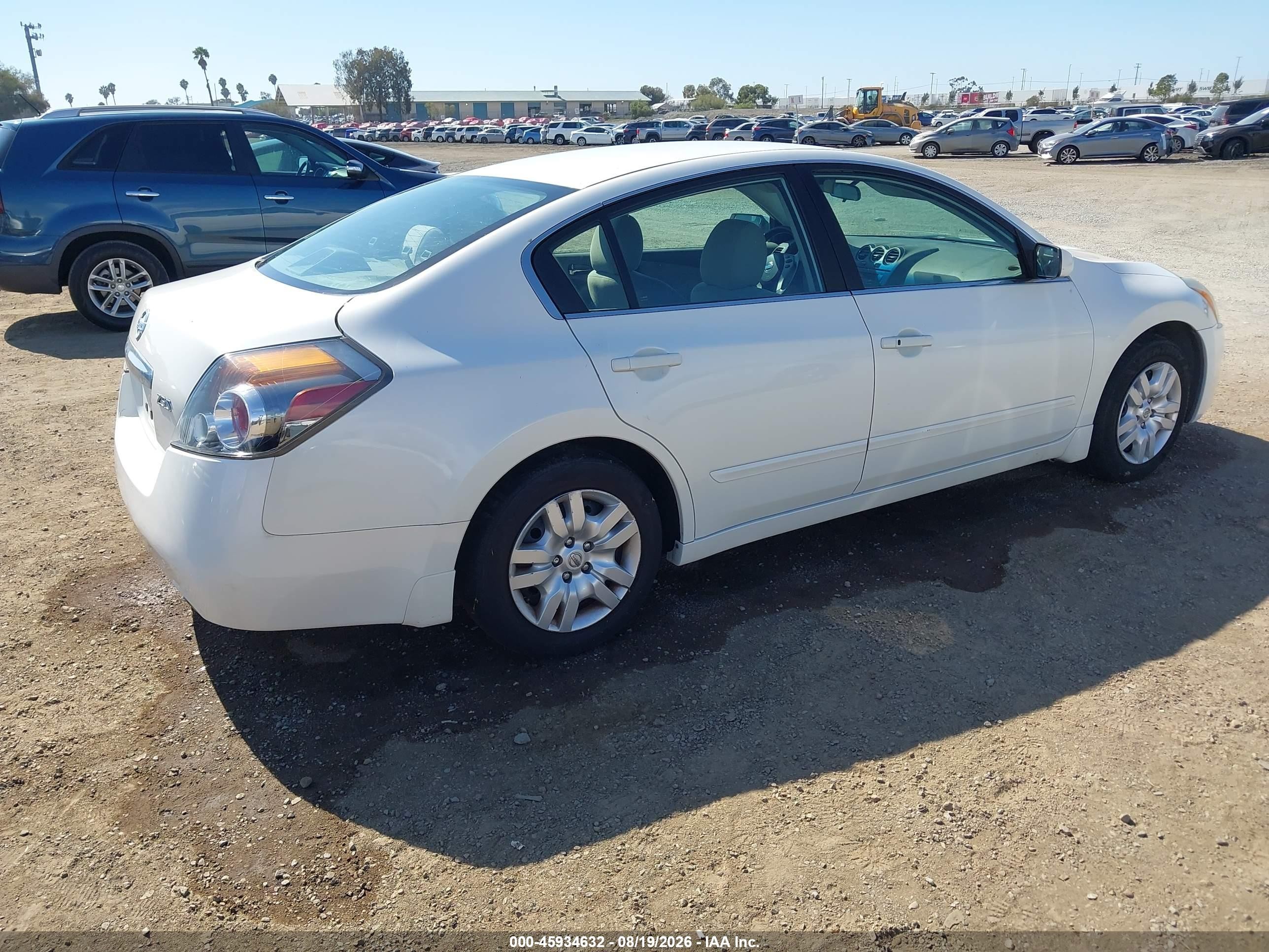 2011 Nissan Altima 2.5 S White vin: 1N4AL2AP2BN505844