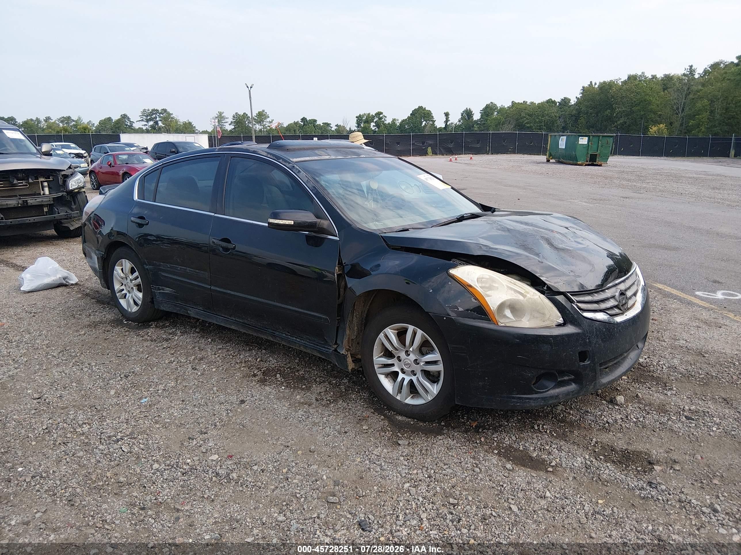 2011 Nissan Altima 2.5 S Black vin: 1N4AL2AP2BN516942