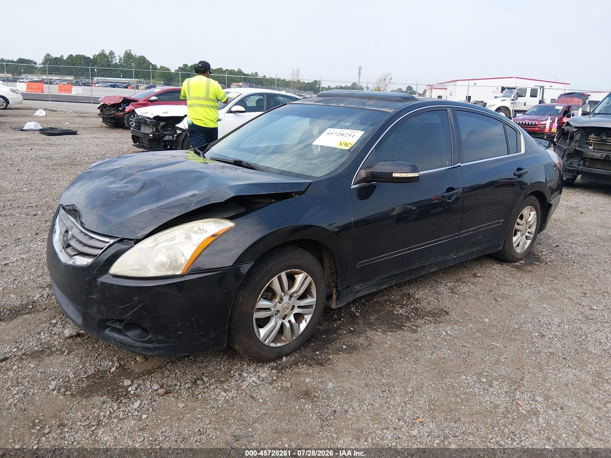 2011 Nissan Altima 2.5 S Черный vin: 1N4AL2AP2BN516942