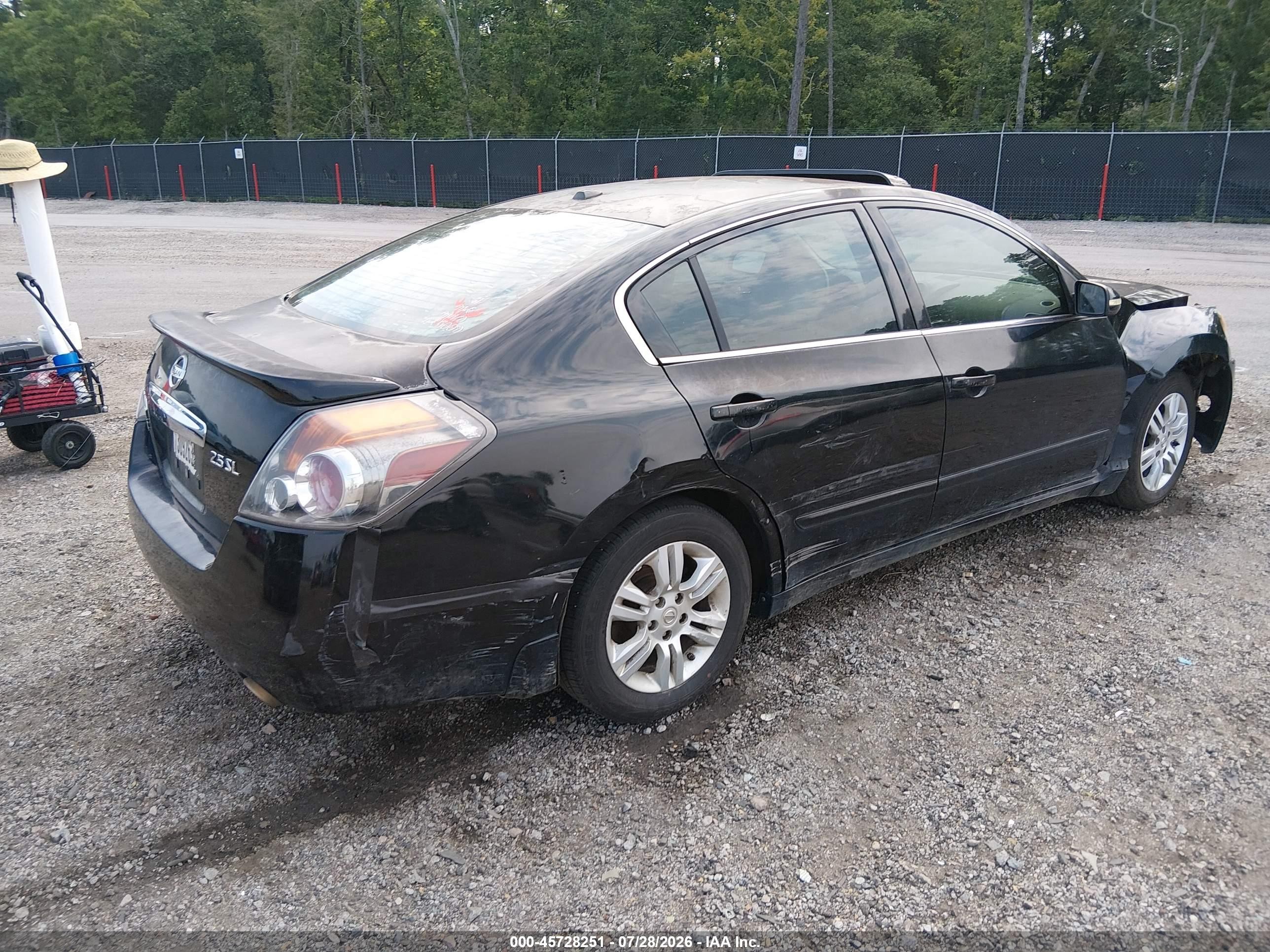2011 Nissan Altima 2.5 S Черный vin: 1N4AL2AP2BN516942