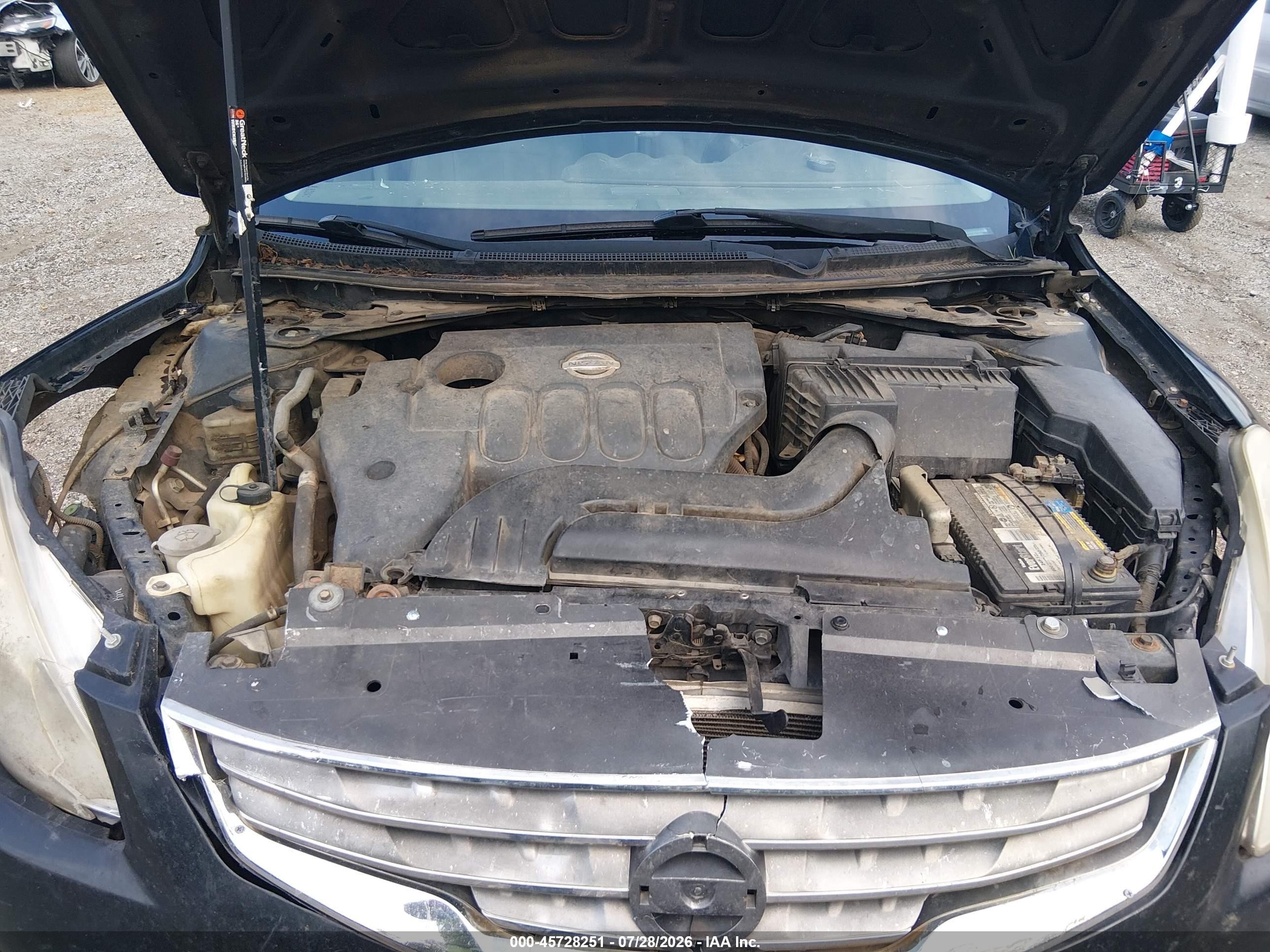 2011 Nissan Altima 2.5 S Черный vin: 1N4AL2AP2BN516942