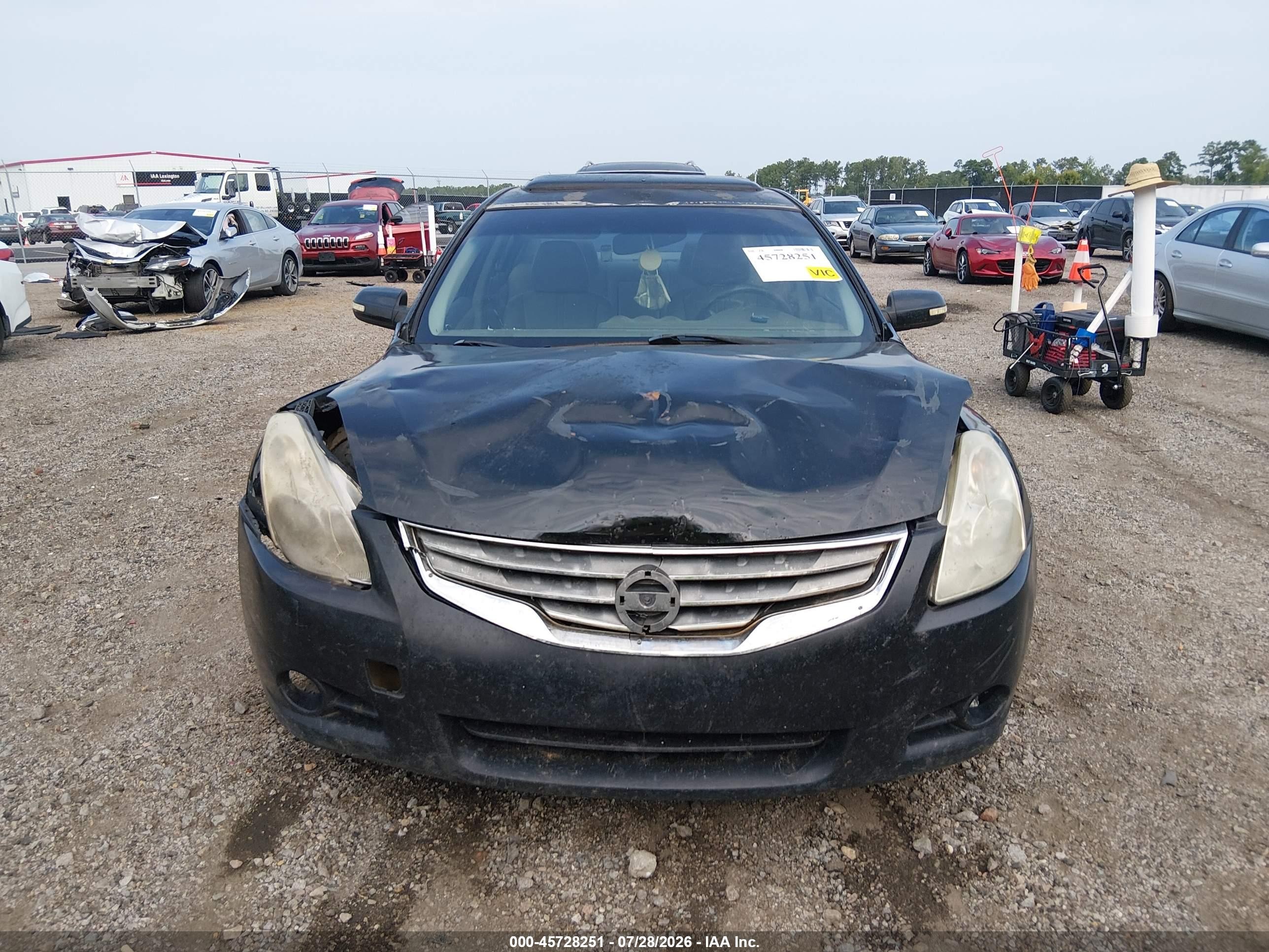 2011 Nissan Altima 2.5 S Черный vin: 1N4AL2AP2BN516942