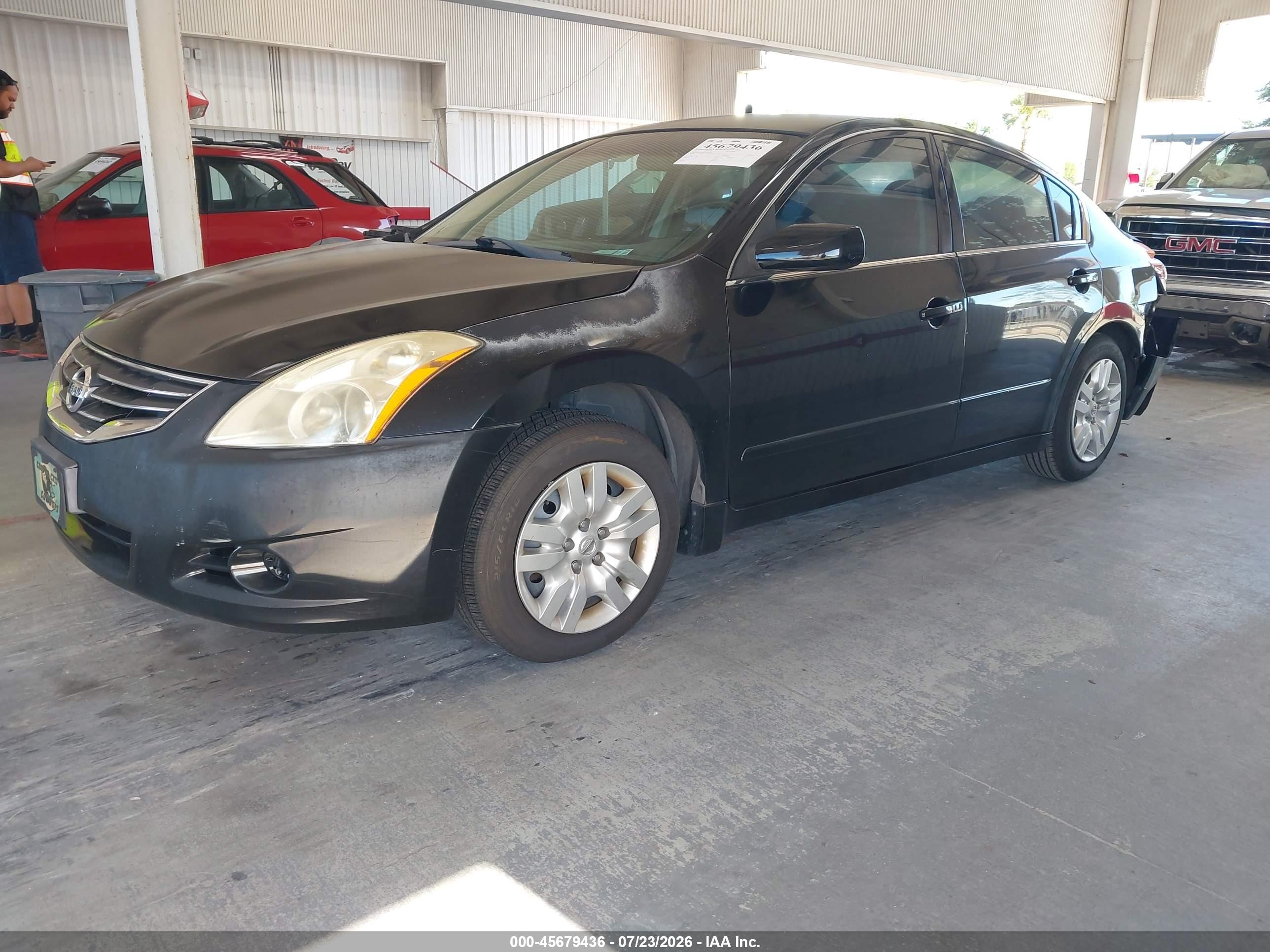2012 Nissan Altima 2.5 S Black vin: 1N4AL2AP2CC100080