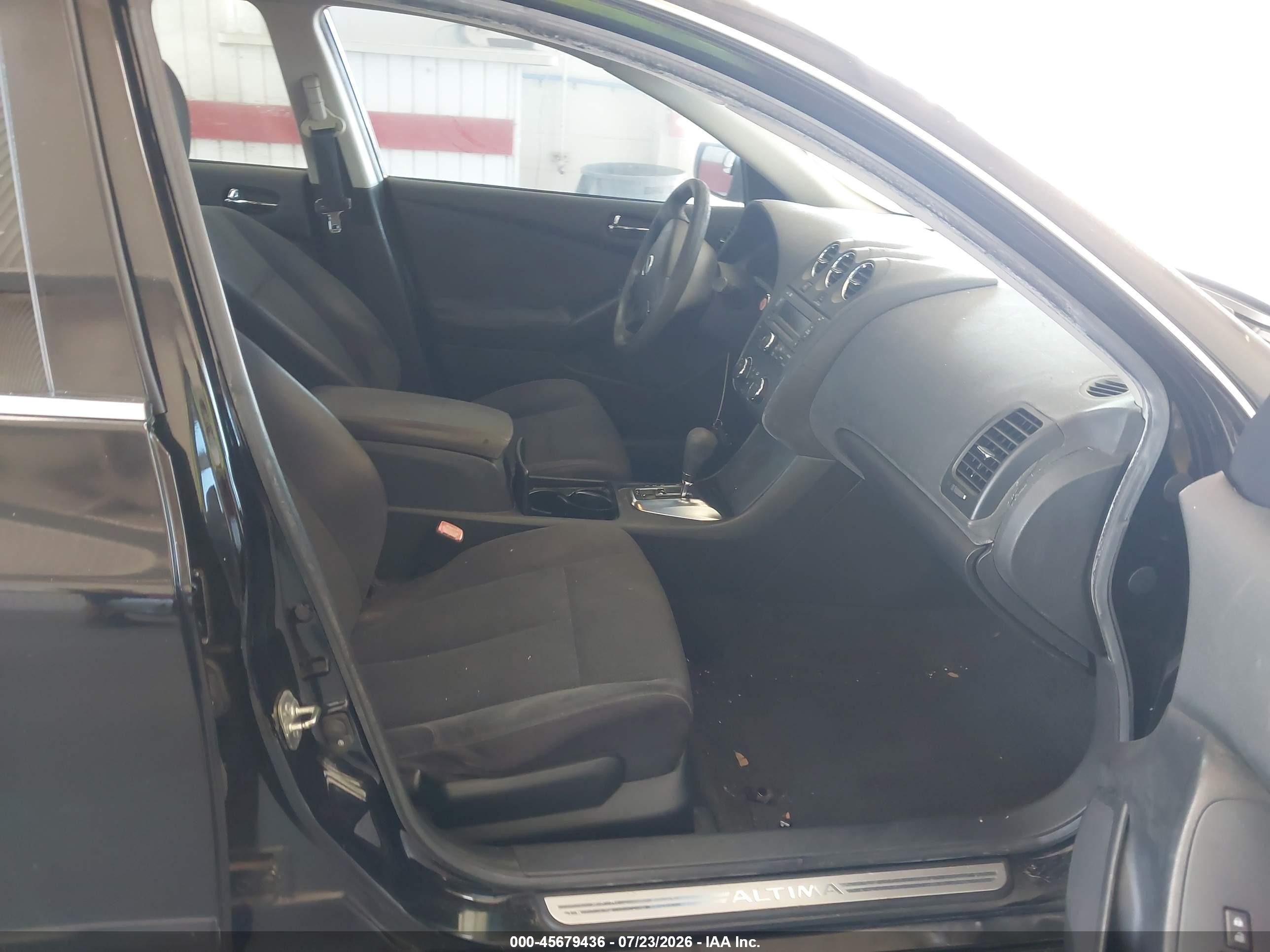 2012 Nissan Altima 2.5 S Black vin: 1N4AL2AP2CC100080