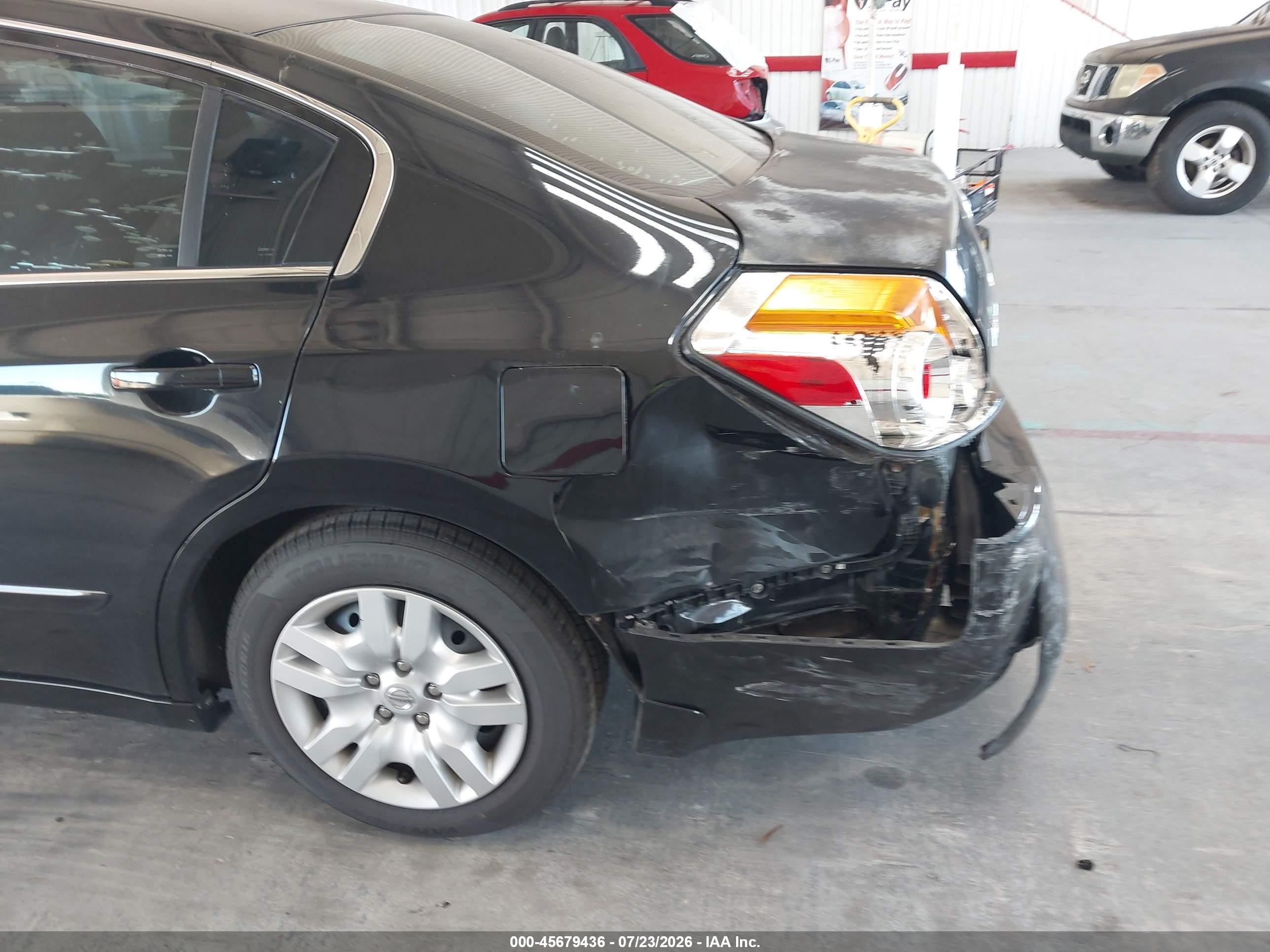 2012 Nissan Altima 2.5 S Black vin: 1N4AL2AP2CC100080