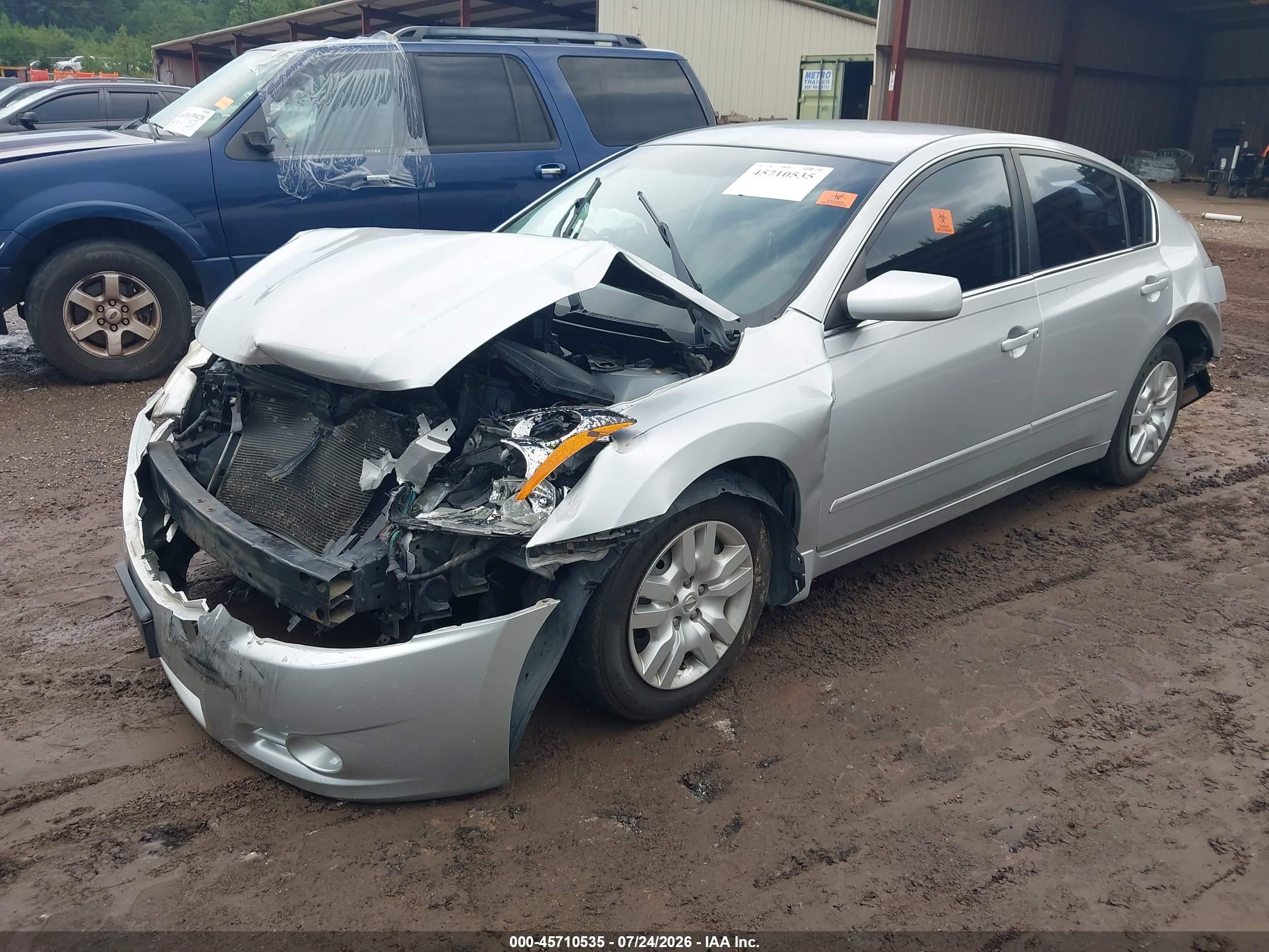 2012 Nissan Altima 2.5 S Silver vin: 1N4AL2AP2CC100645