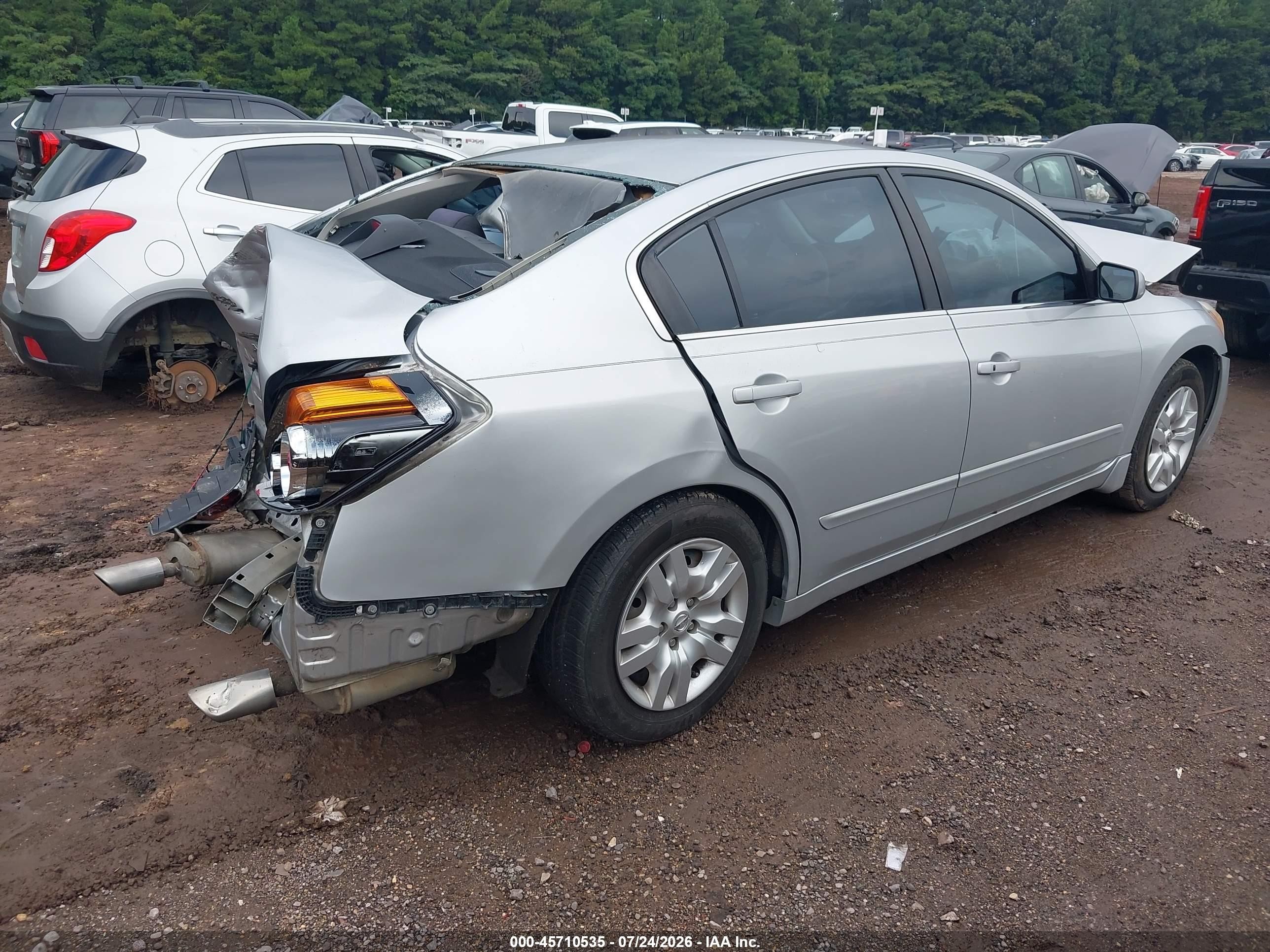 2012 Nissan Altima 2.5 S Silver vin: 1N4AL2AP2CC100645