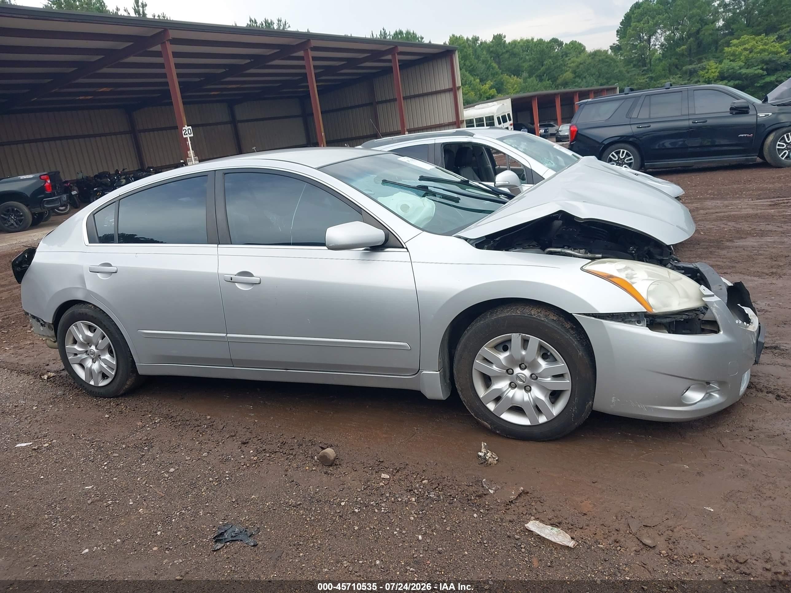 2012 Nissan Altima 2.5 S Silver vin: 1N4AL2AP2CC100645