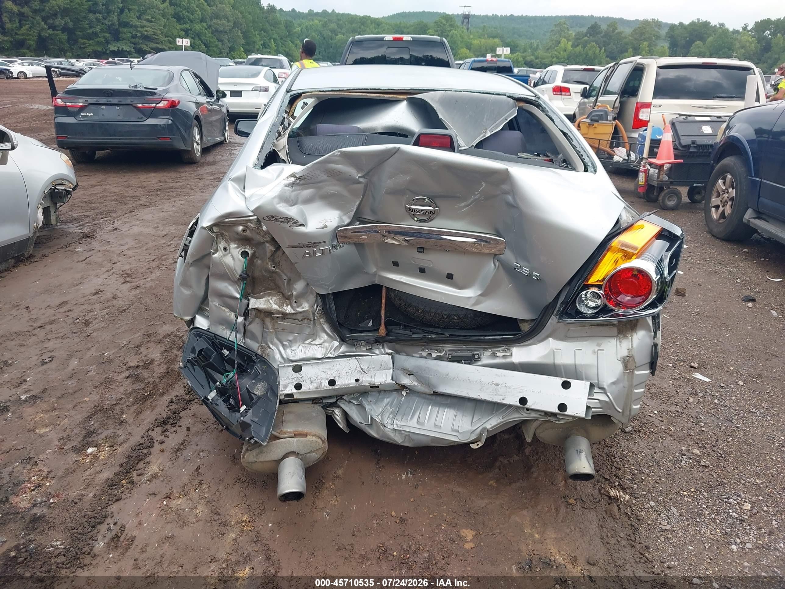 2012 Nissan Altima 2.5 S Silver vin: 1N4AL2AP2CC100645