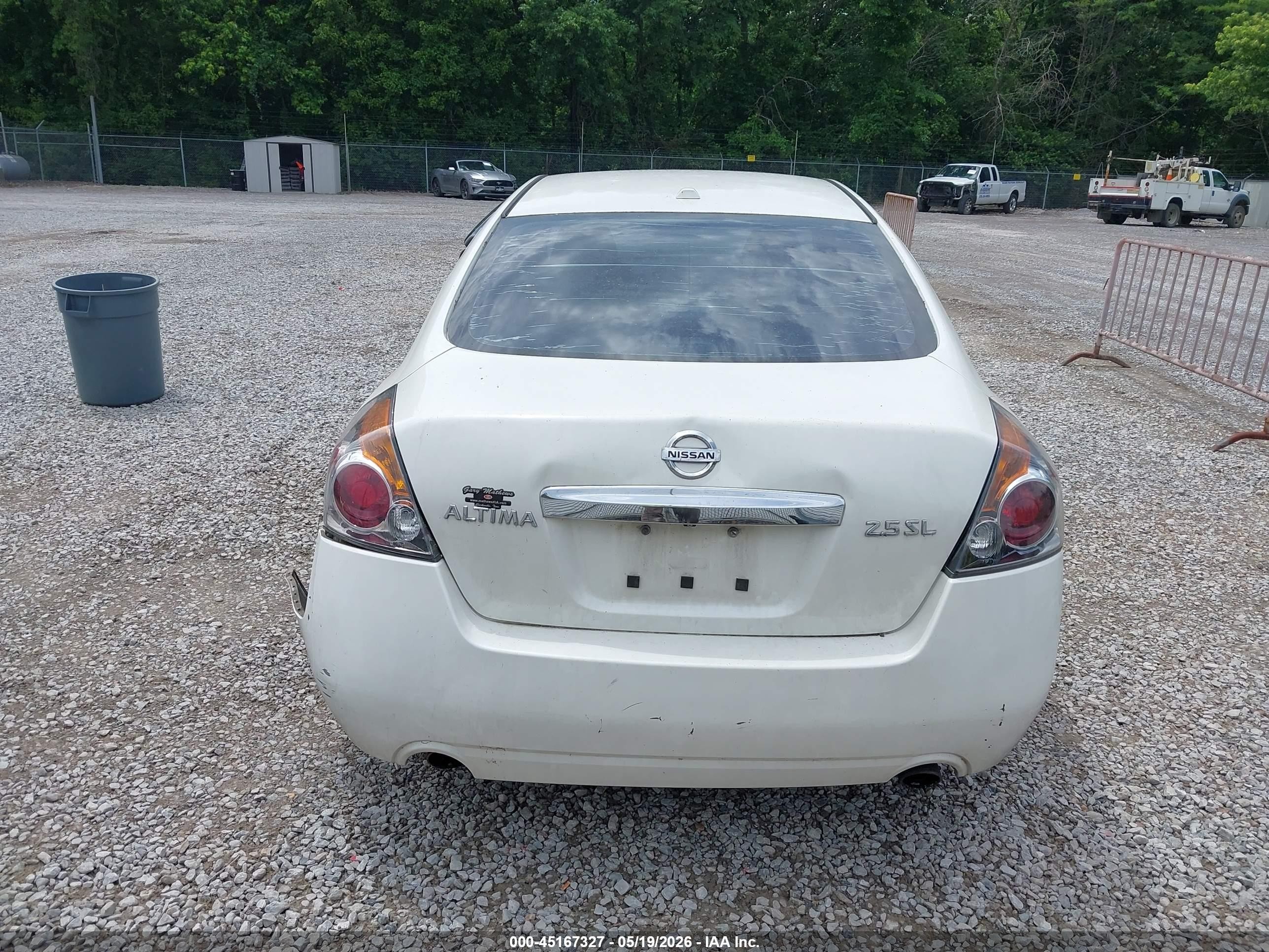 2012 Nissan Altima 2.5 S White vin: 1N4AL2AP2CC123892