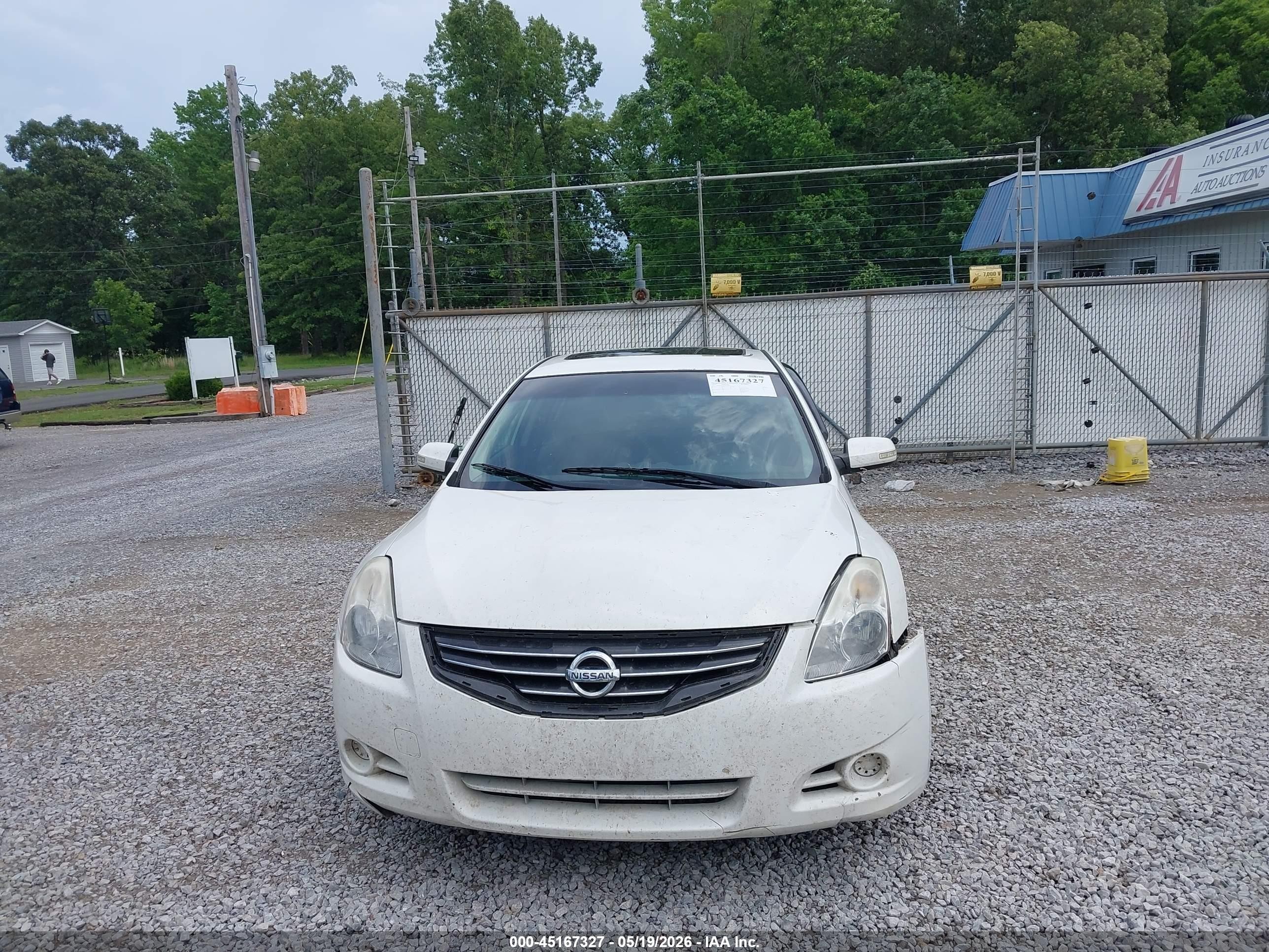 2012 Nissan Altima 2.5 S White vin: 1N4AL2AP2CC123892