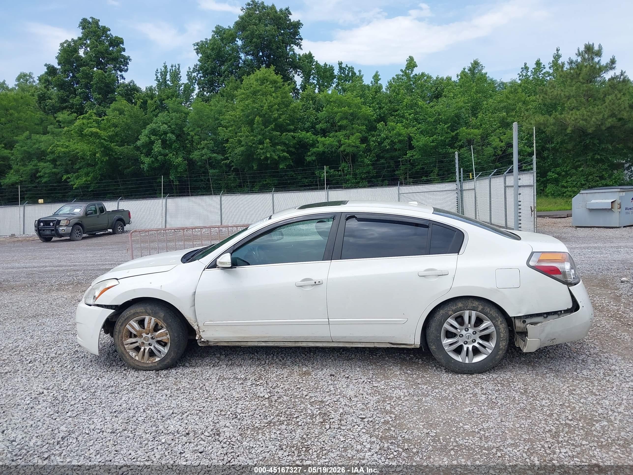 2012 Nissan Altima 2.5 S White vin: 1N4AL2AP2CC123892