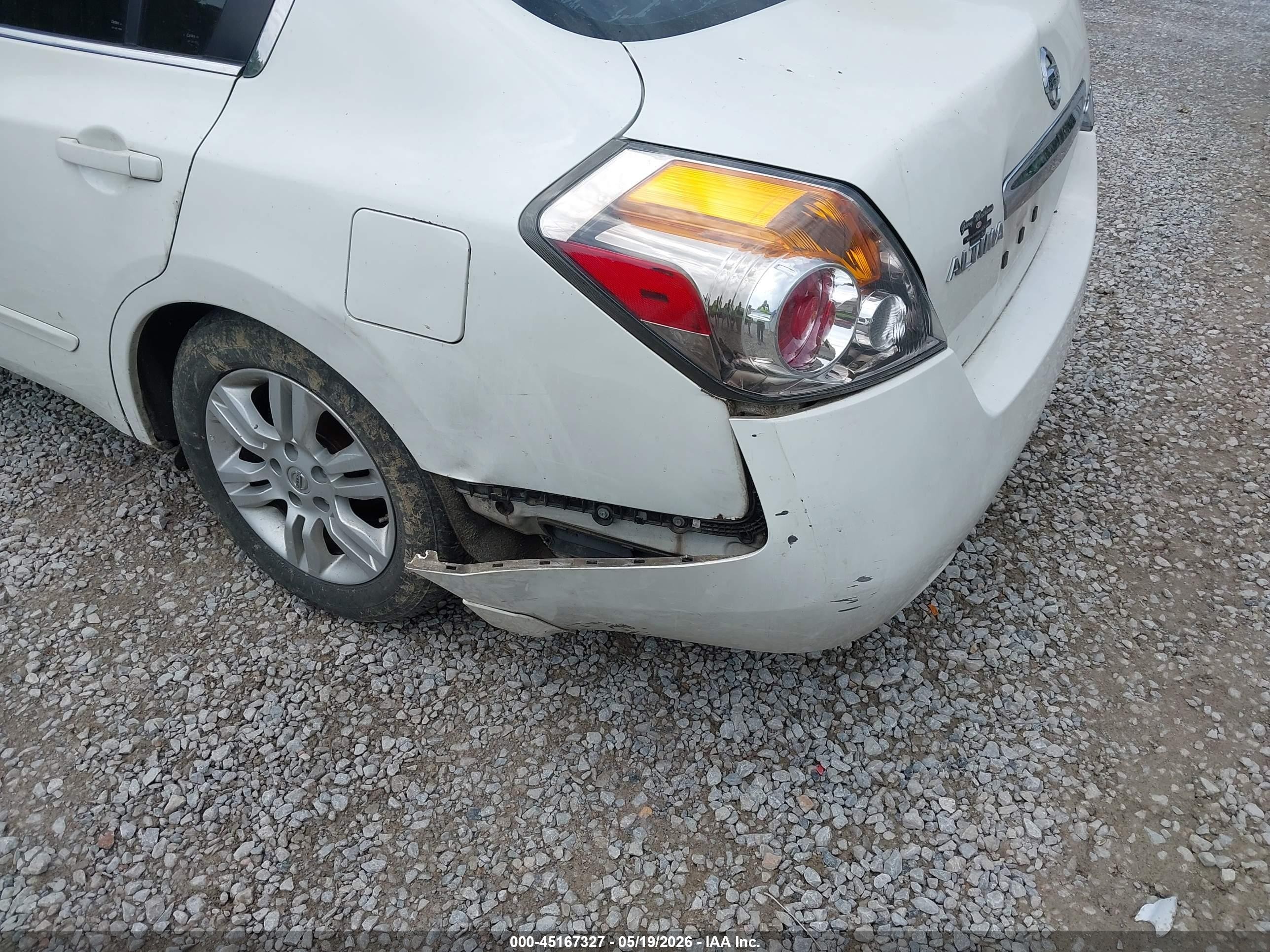 2012 Nissan Altima 2.5 S White vin: 1N4AL2AP2CC123892