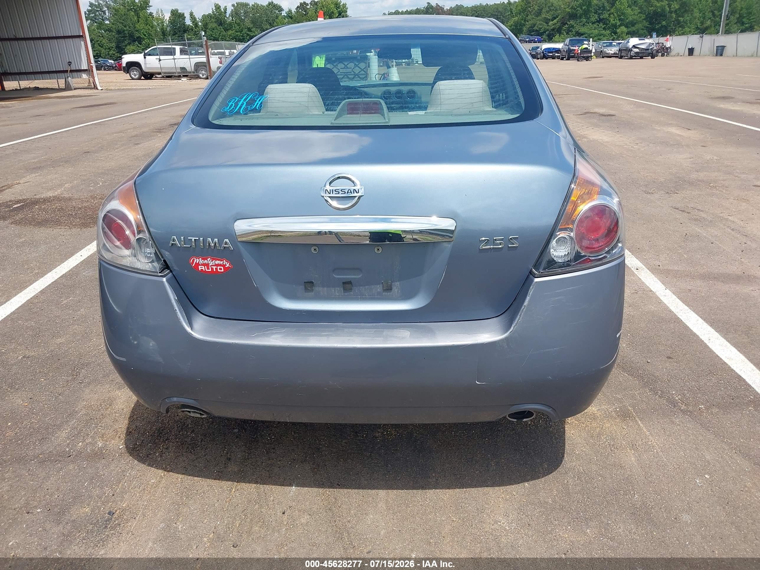 2012 Nissan Altima 2.5 S Синий vin: 1N4AL2AP2CC139350