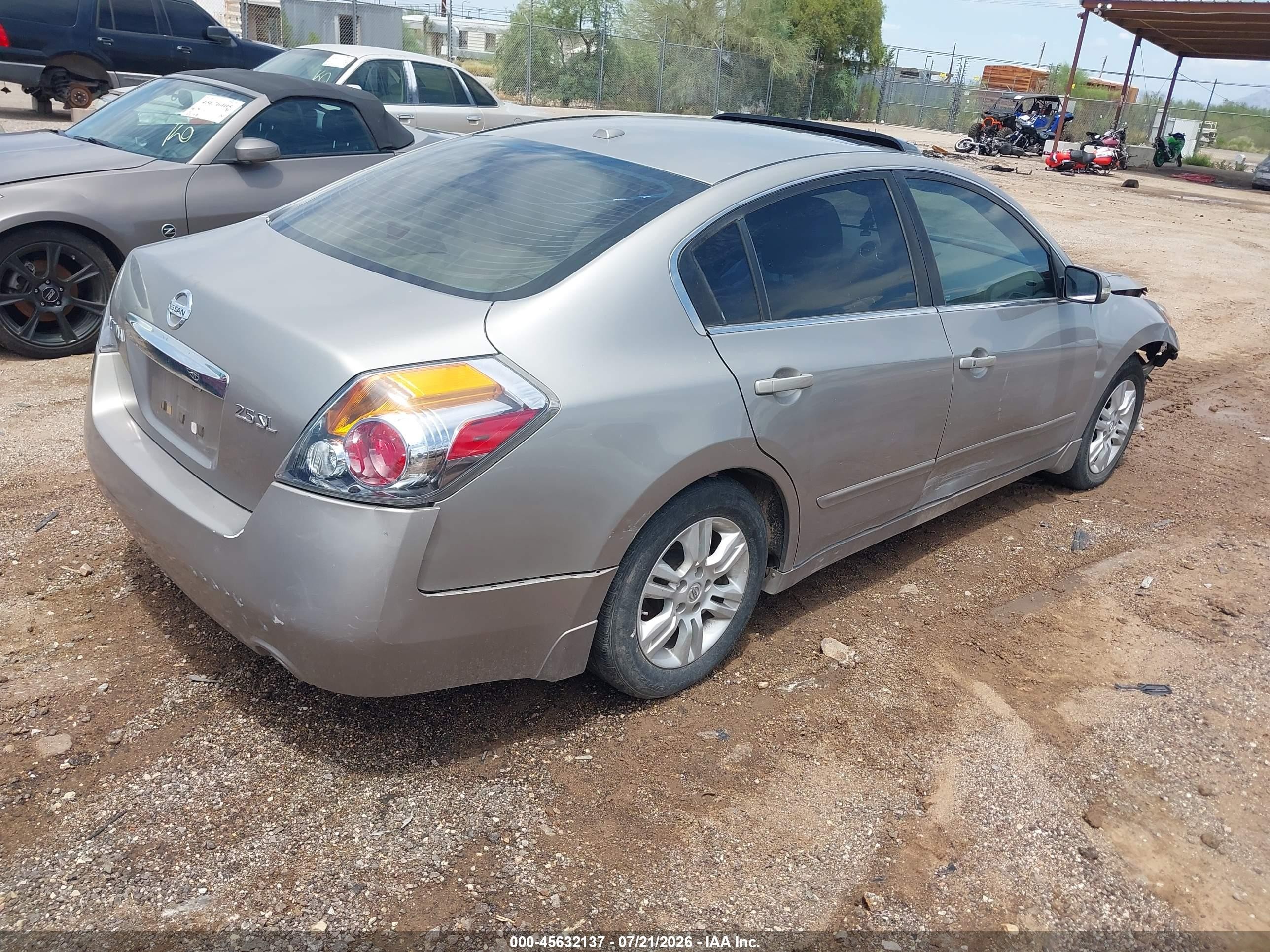 2012 Nissan Altima 2.5 S Champagne vin: 1N4AL2AP2CC145777