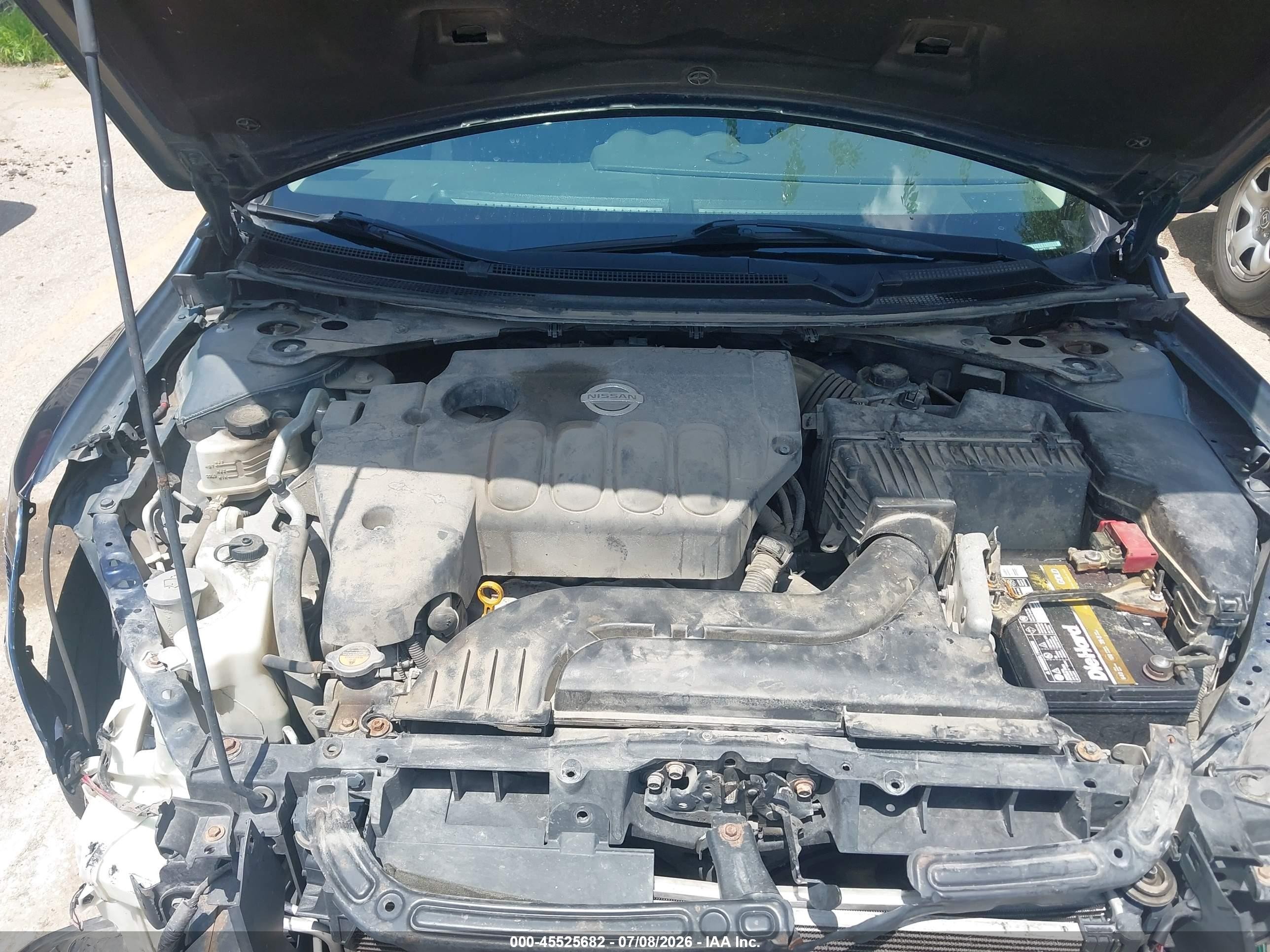 2012 Nissan Altima 2.5 S Синий vin: 1N4AL2AP2CC186619