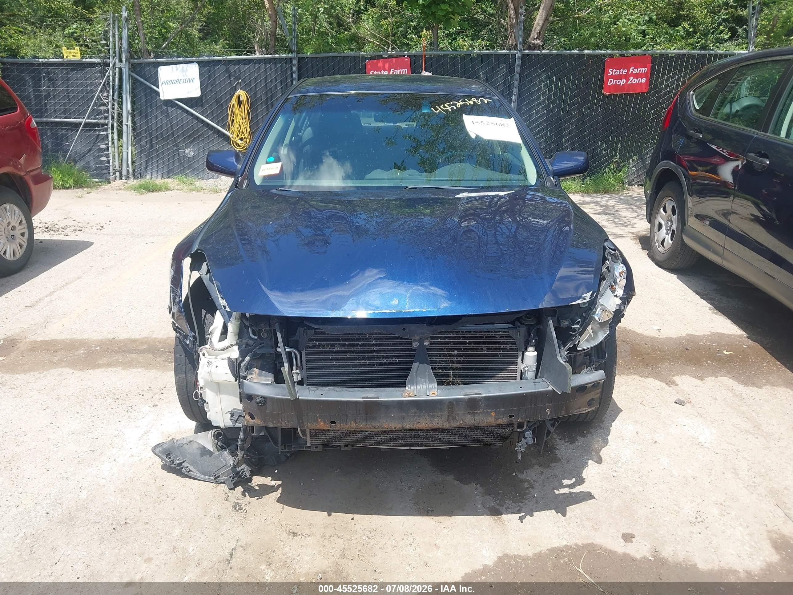 2012 Nissan Altima 2.5 S Синий vin: 1N4AL2AP2CC186619